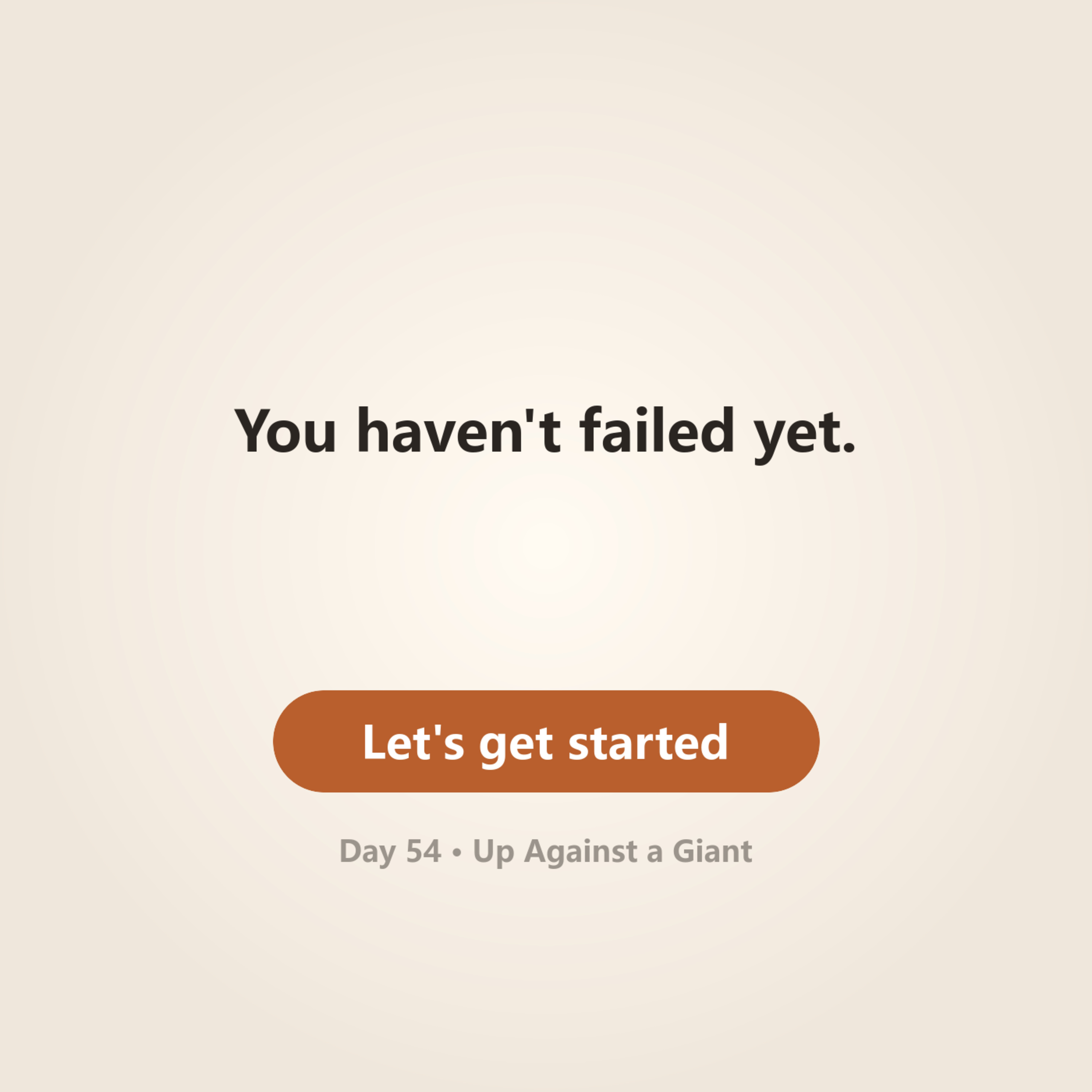 Day 54 · Up Against a Giant episode artwork