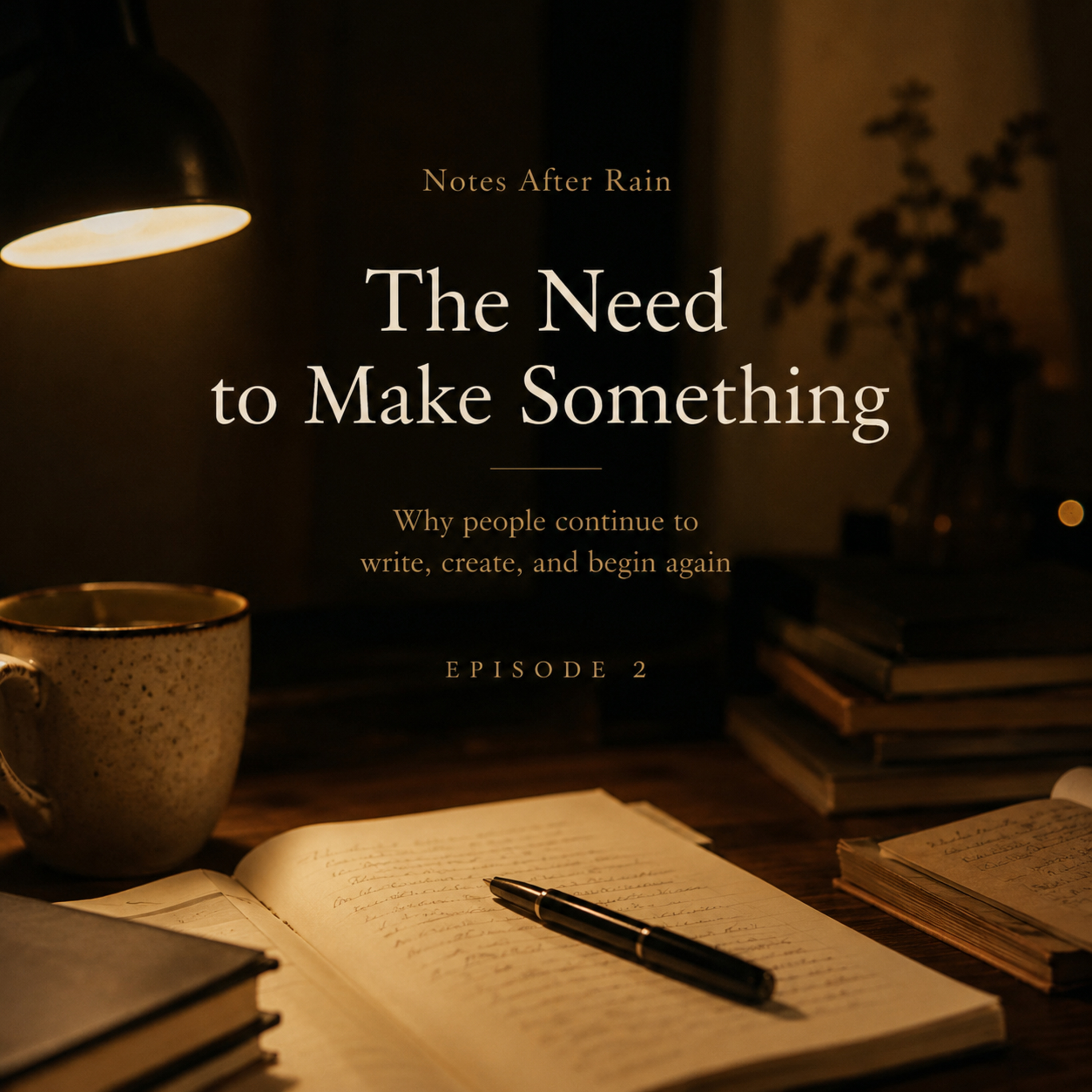 Episode 2: The need to make something episode artwork
