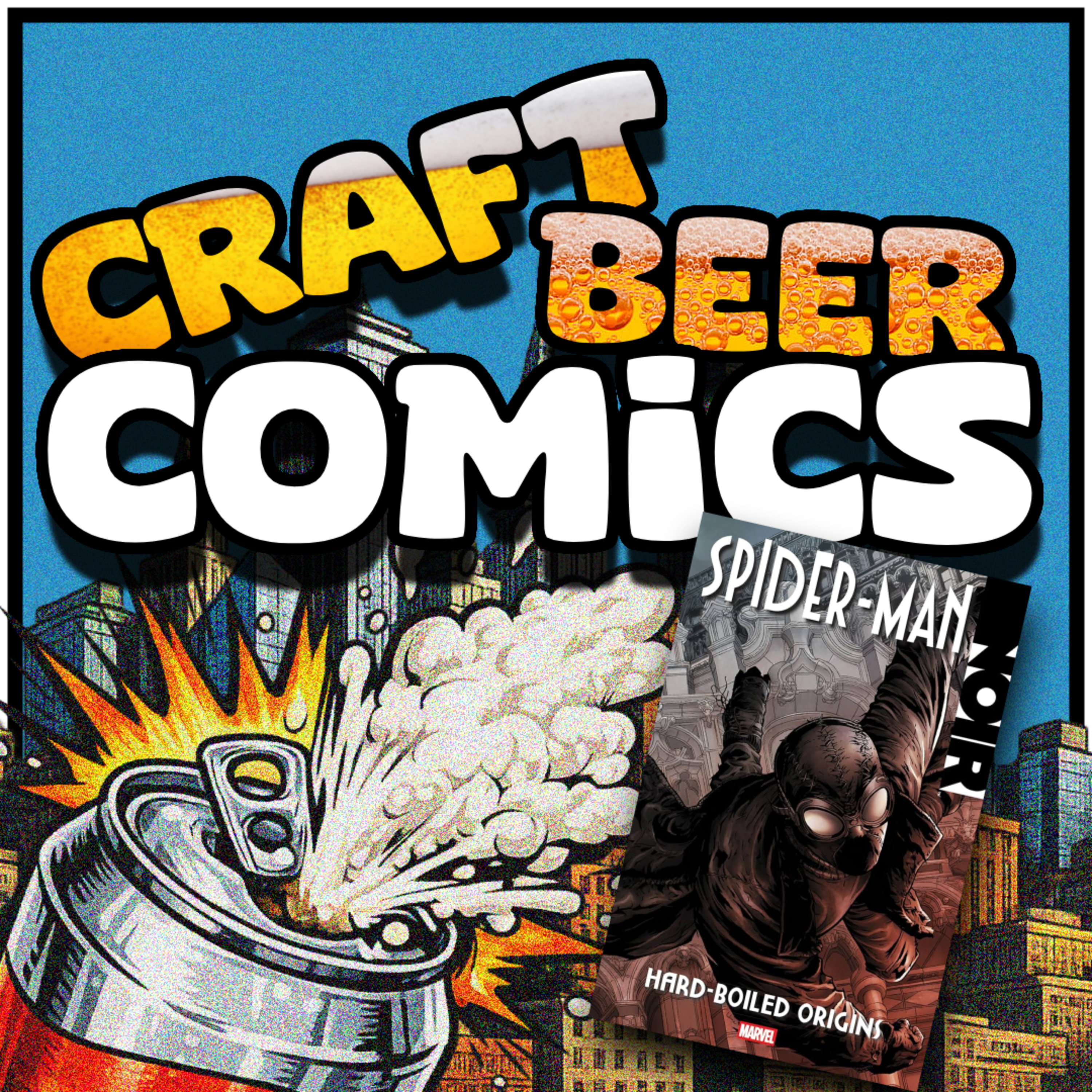 Spider-Man Noir and Turning Point Brew Co Gravediggers Biscuits episode artwork