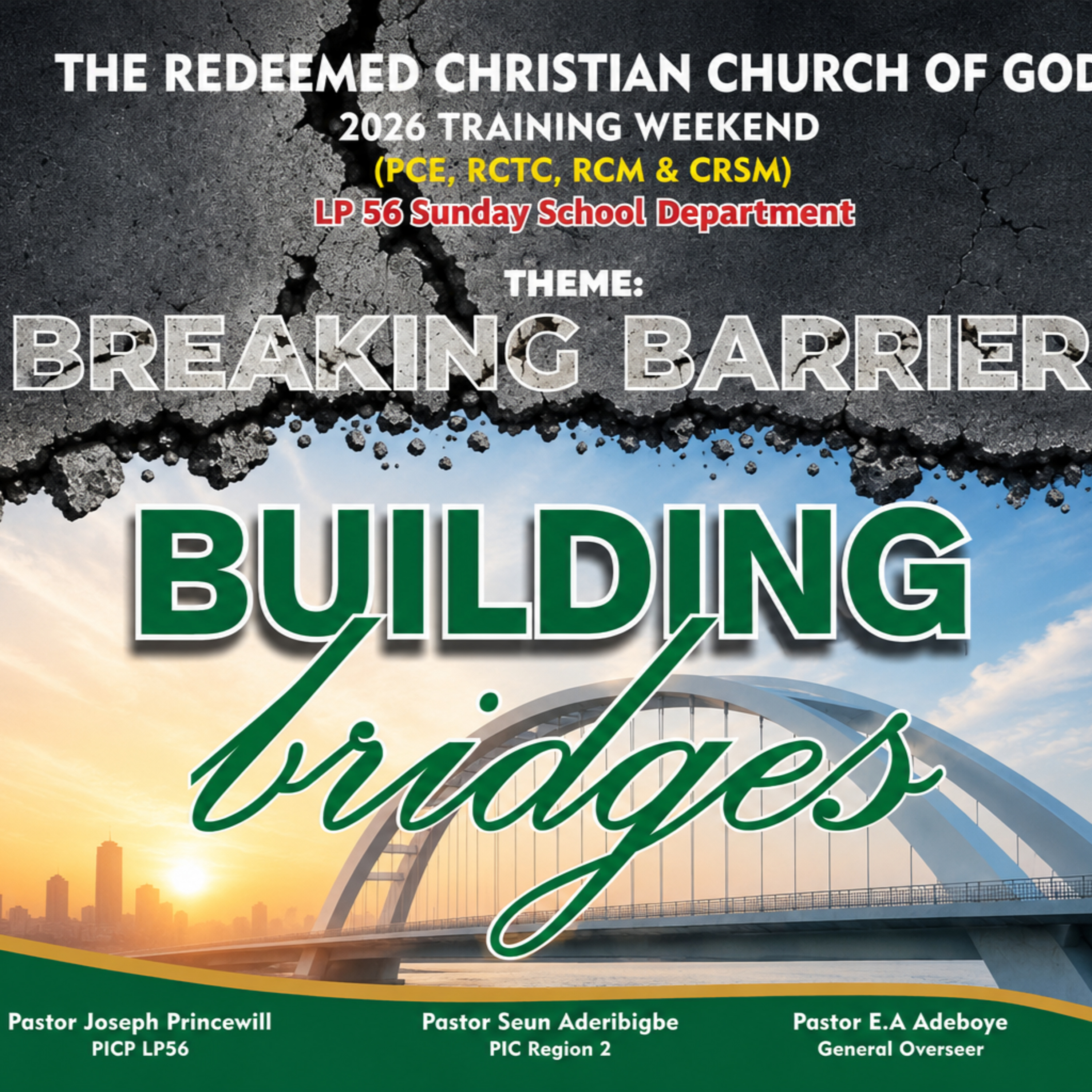 BREAKING BARRIERS, BUILDING BRIDGES || TRAINING WEEKEND || Men's Sunday || 14th June 2026 episode artwork