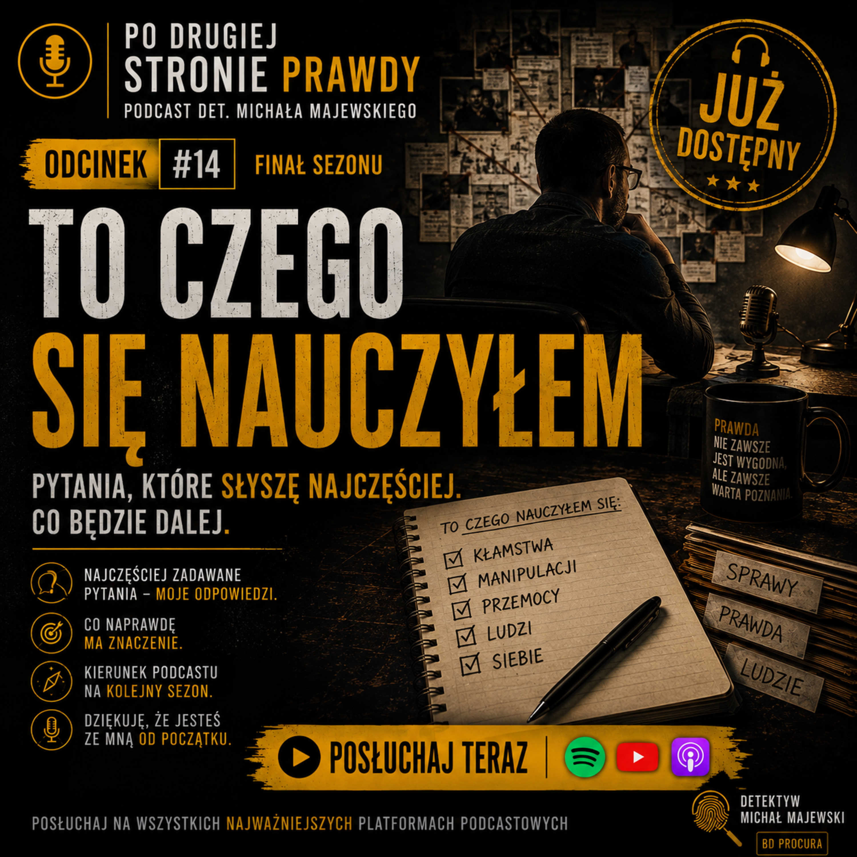 FINAŁ SEZONU I - To czego się nauczyłem. Pytania, które słyszę najczęściej oraz co będzie dalej… | PO DRUGIEJ STRONIE PRAWDY #14