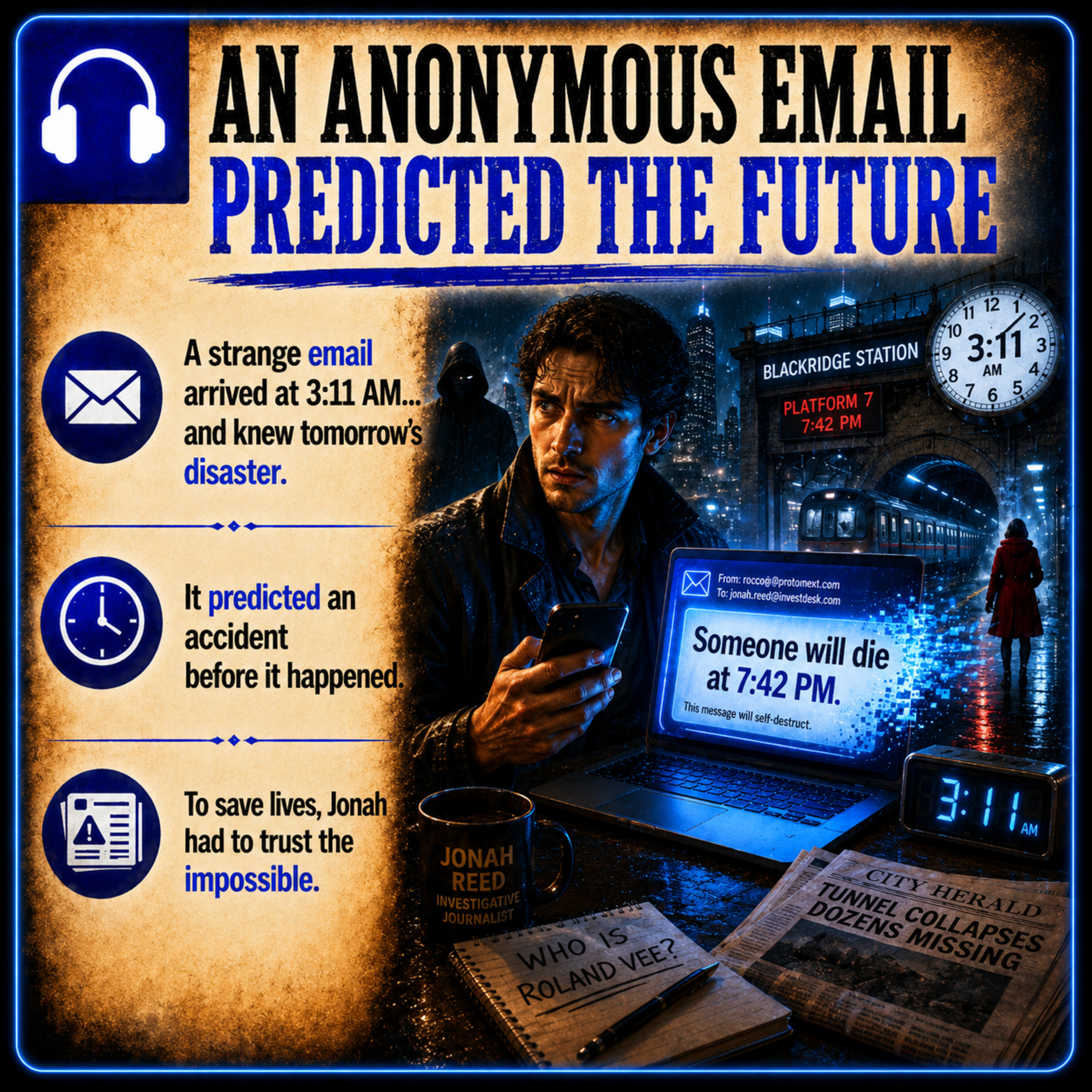 A Stranger Sent Him a Warning From the Future | Learn English with Simple Story ✅️ episode artwork