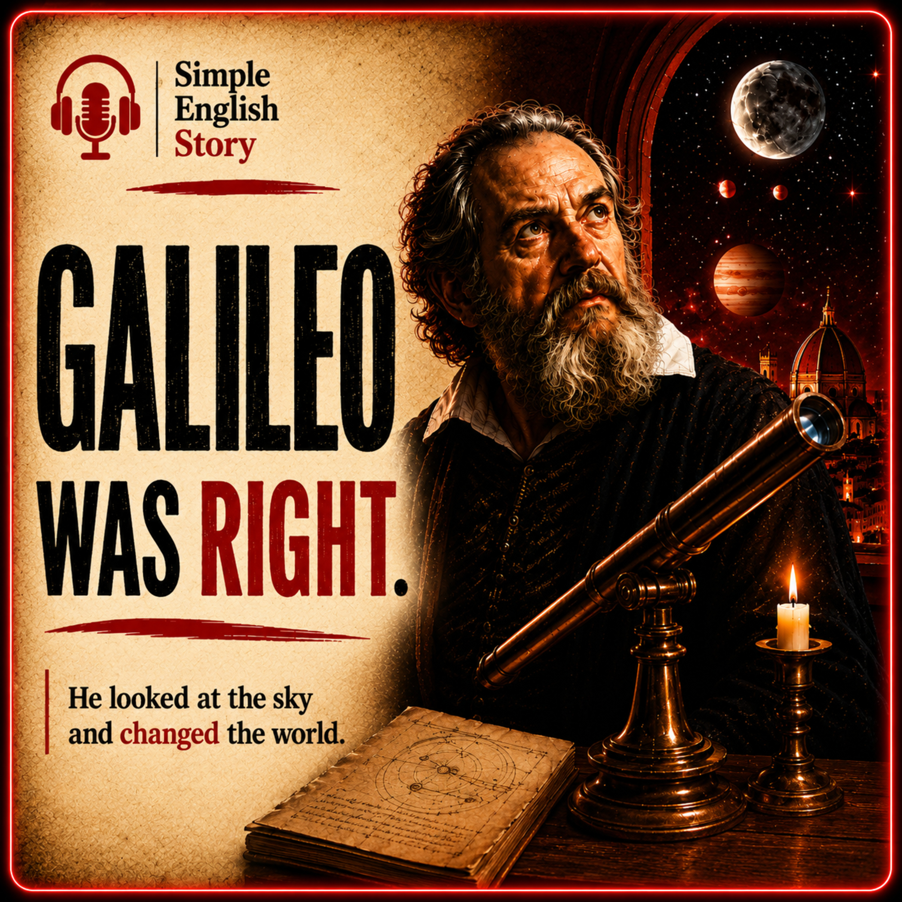 Inspiring Story of Galileo Galilei | Learn English with Simple Story ✅️ episode artwork