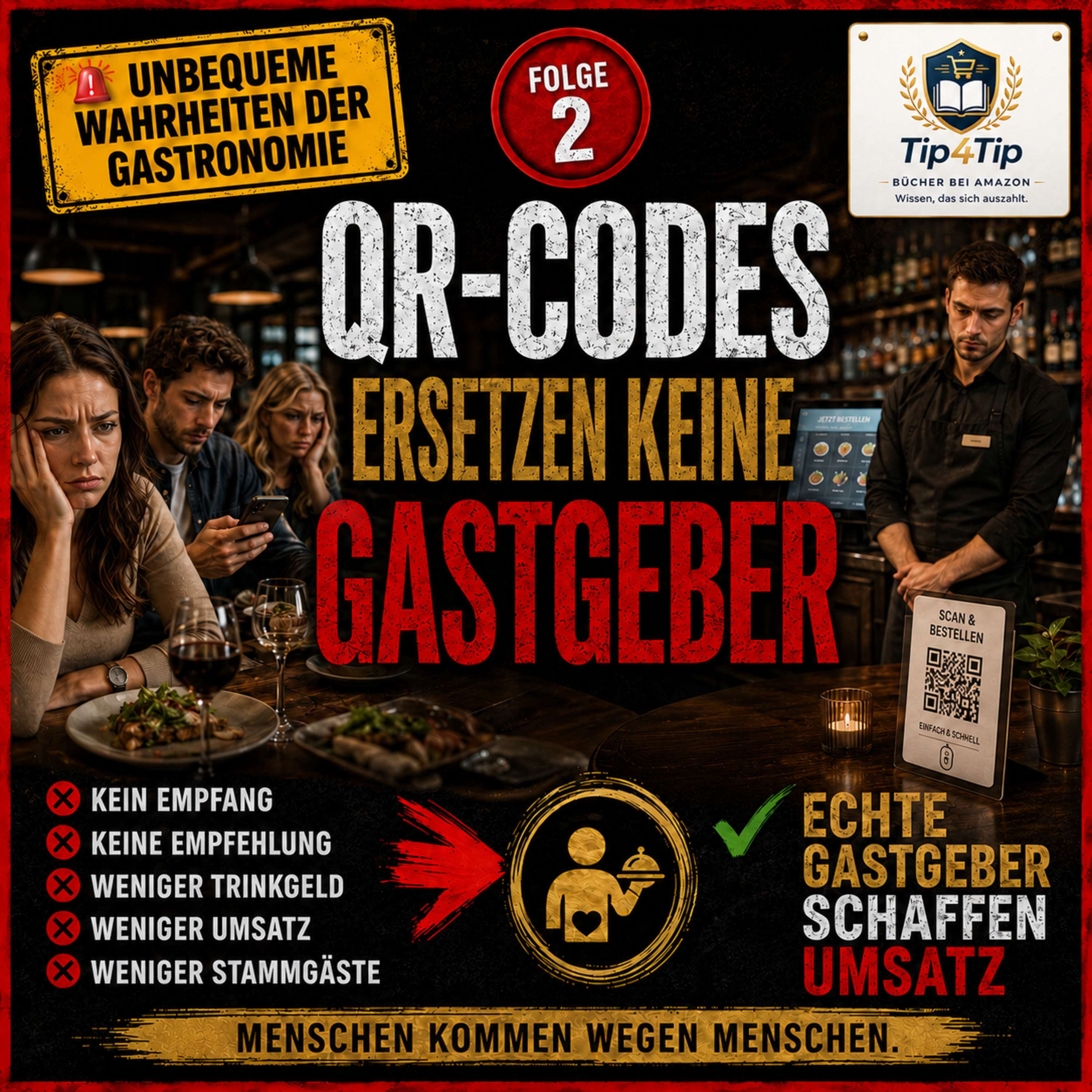 QR-Codes ersetzen keine Gastgeber: Warum digitale Speisekarten im Restaurant echten Service nicht ablösen dürfen episode artwork