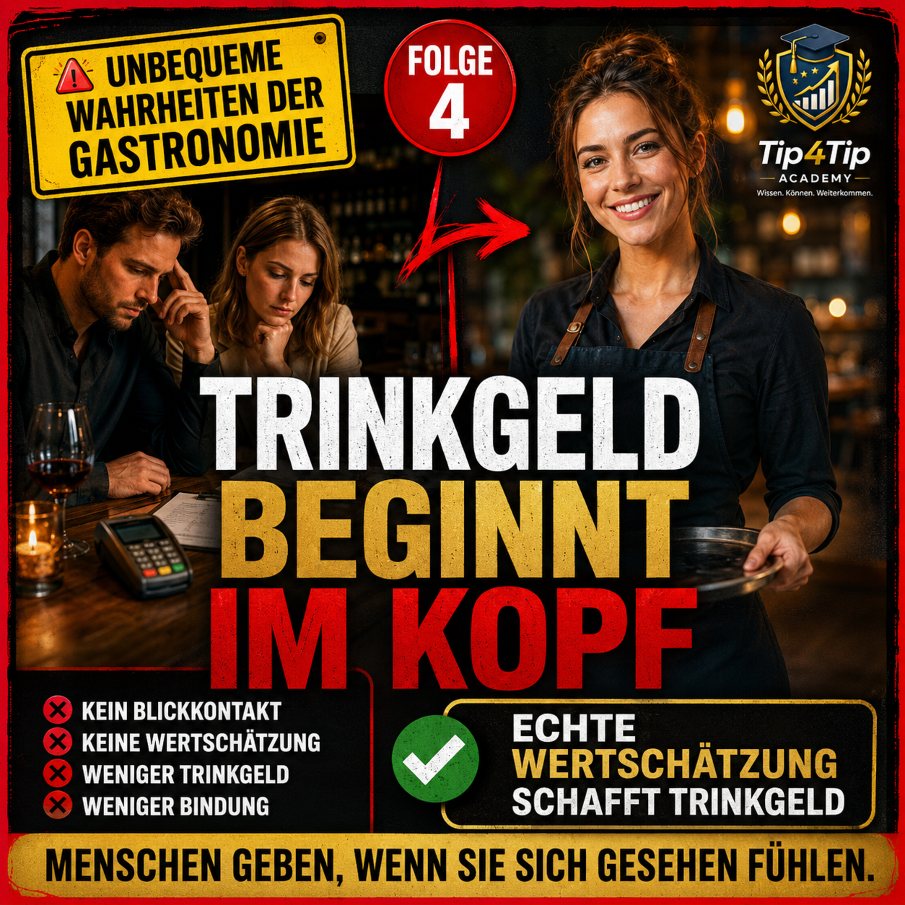 Warum Trinkgeld im Kopf beginnt: Psychologie, Körpersprache und Service-Mindset für mehr Trinkgeld episode artwork