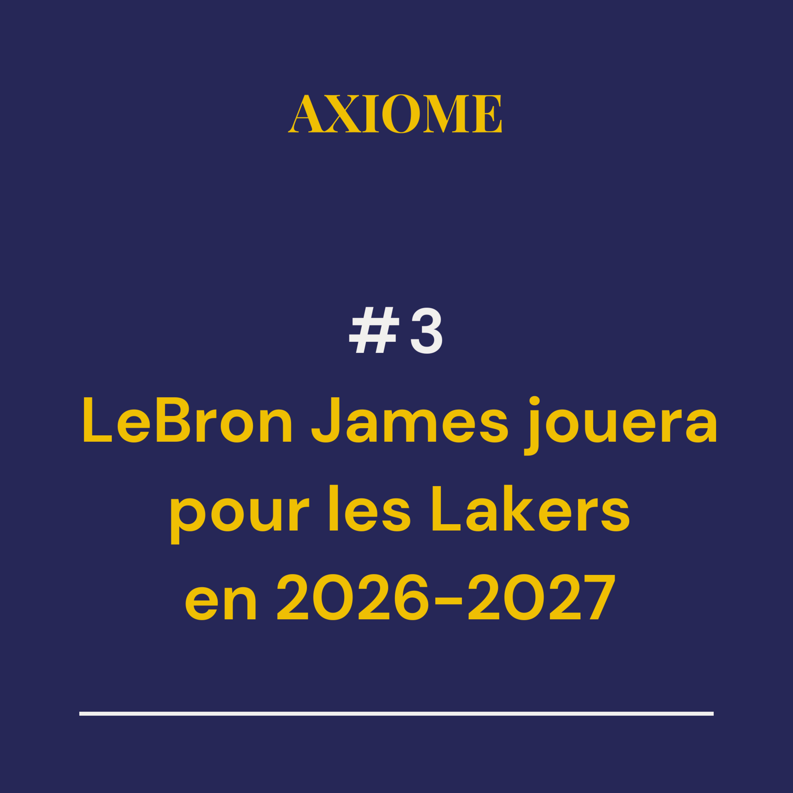 Episode 3 - LeBron James jouera pour les Lakers en 2026-2027 episode artwork
