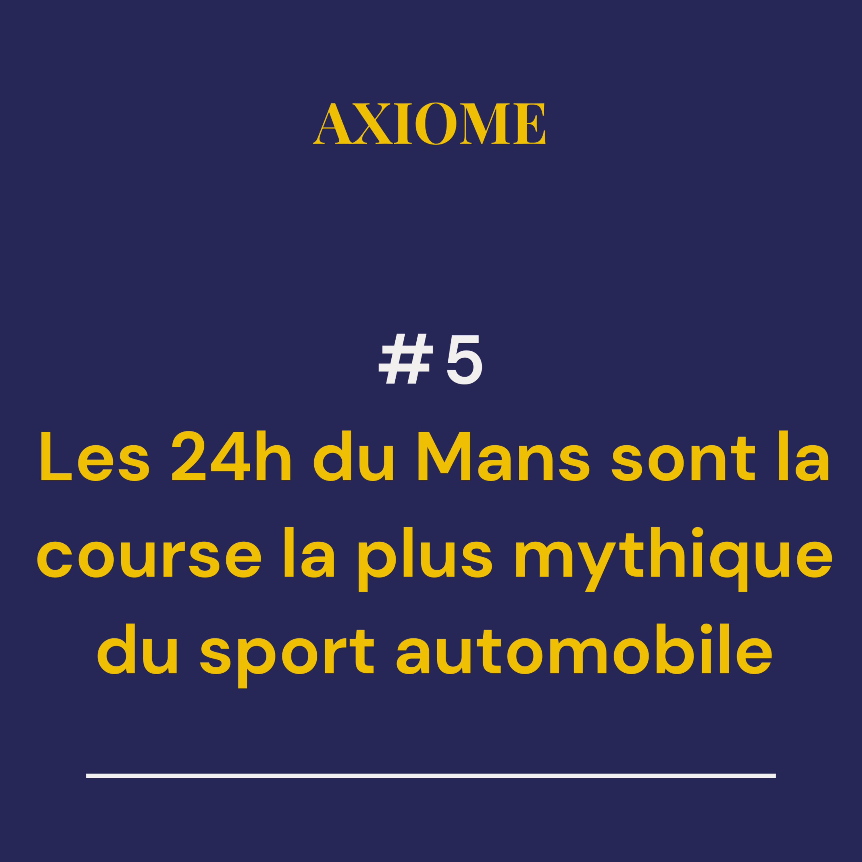 Episode 5 - Les 24h du Mans sont la course la plus mythique du sport automobile episode artwork