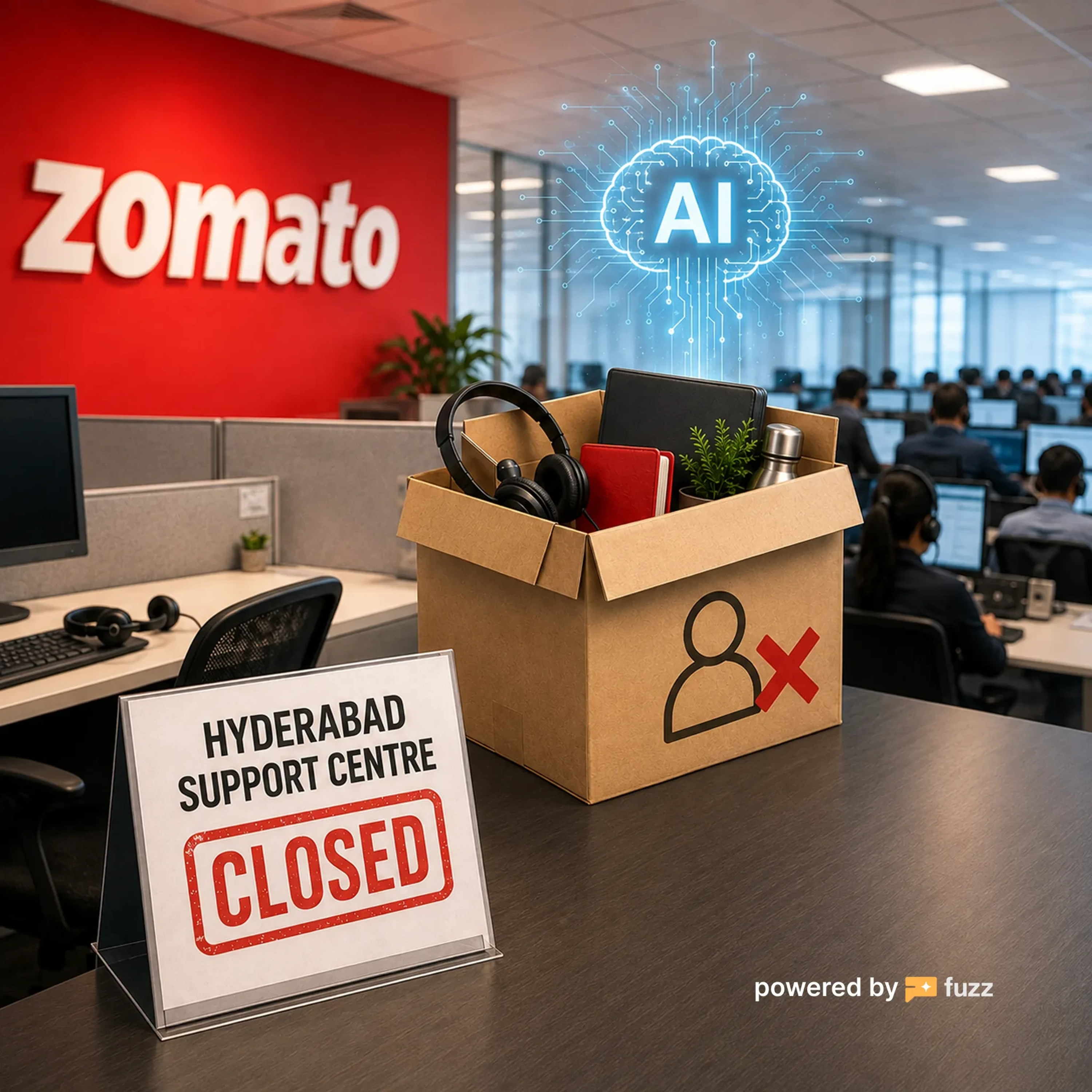 Zomato Bets Big on AI, Support Team Shrinks episode artwork