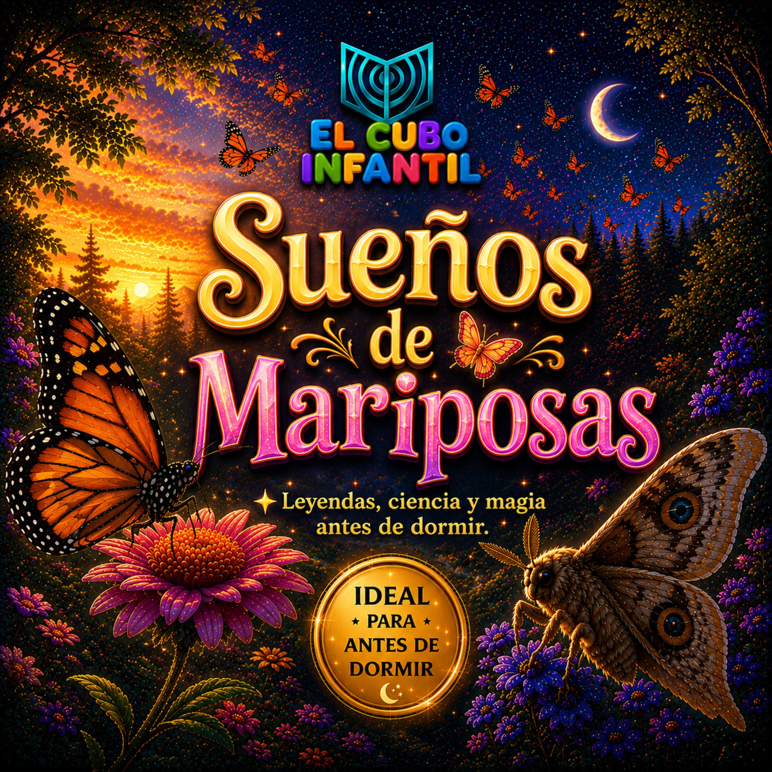 🦋🎙️ Sueños de Mariposas ✨ Leyendas, ciencia y magia antes de dormir🎧🌙 episode artwork