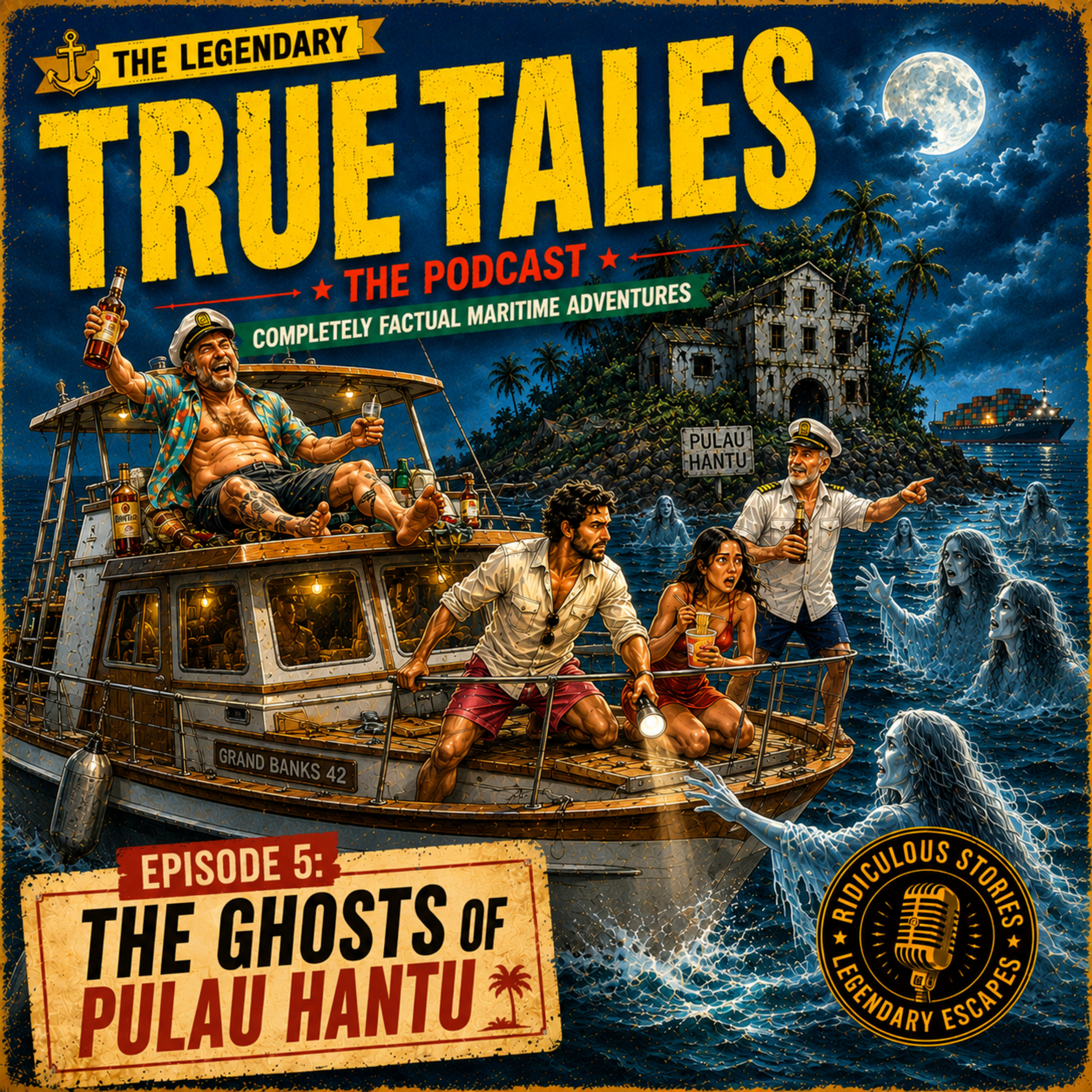 The ghost island (Pulau Hantu) episode artwork