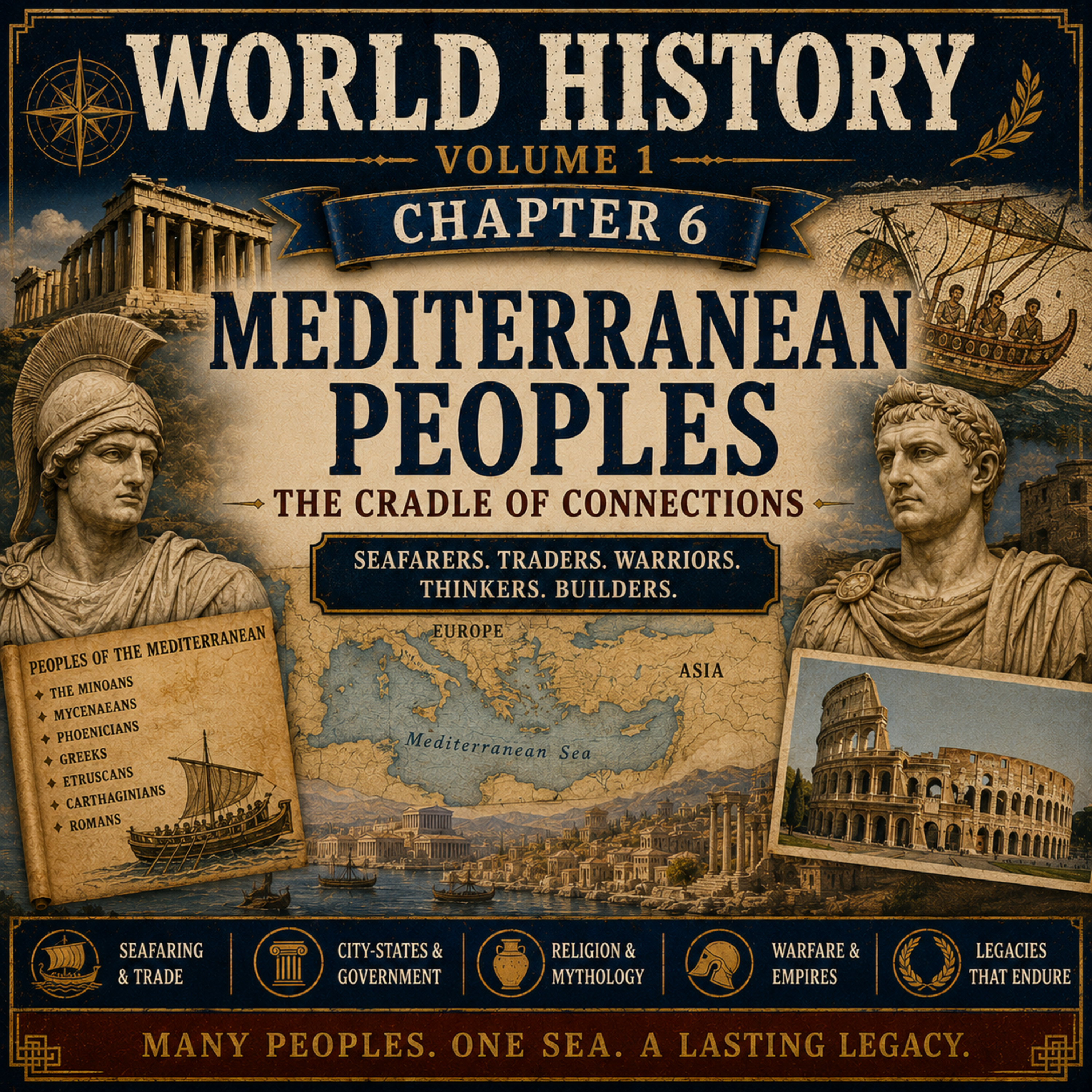 World History Volume 1 Chapter 6 Mediterranean Peoples episode artwork