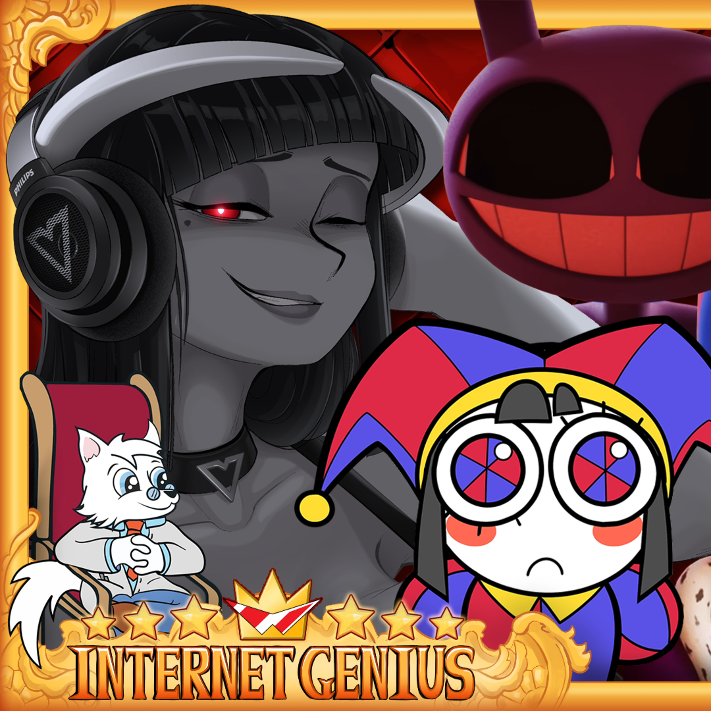 THE NIGHTMARE OF THE DIGITAL CIRCUS | INTERNET GENIUS #08 episode artwork