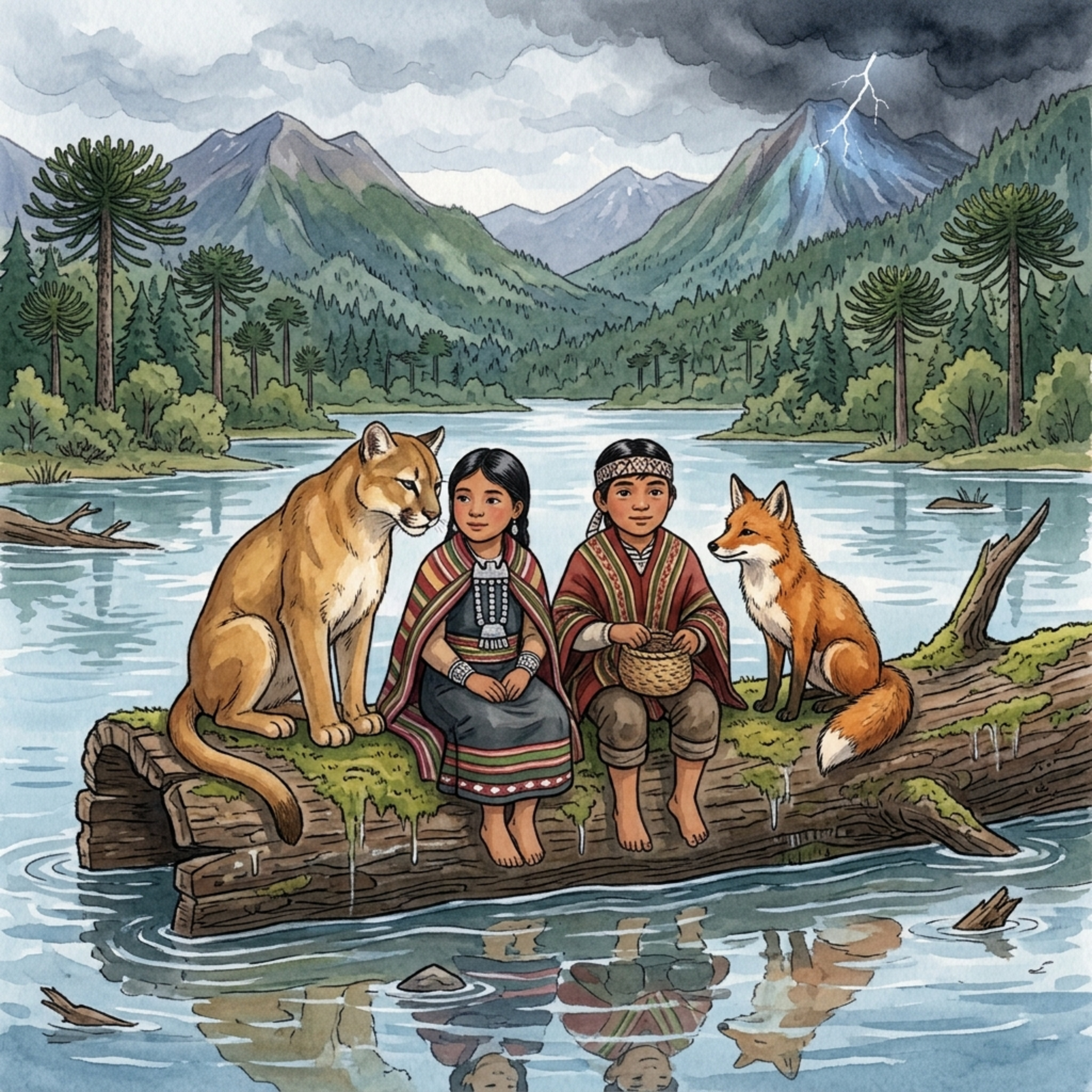 La leyenda de la gente de la tierra - Chile