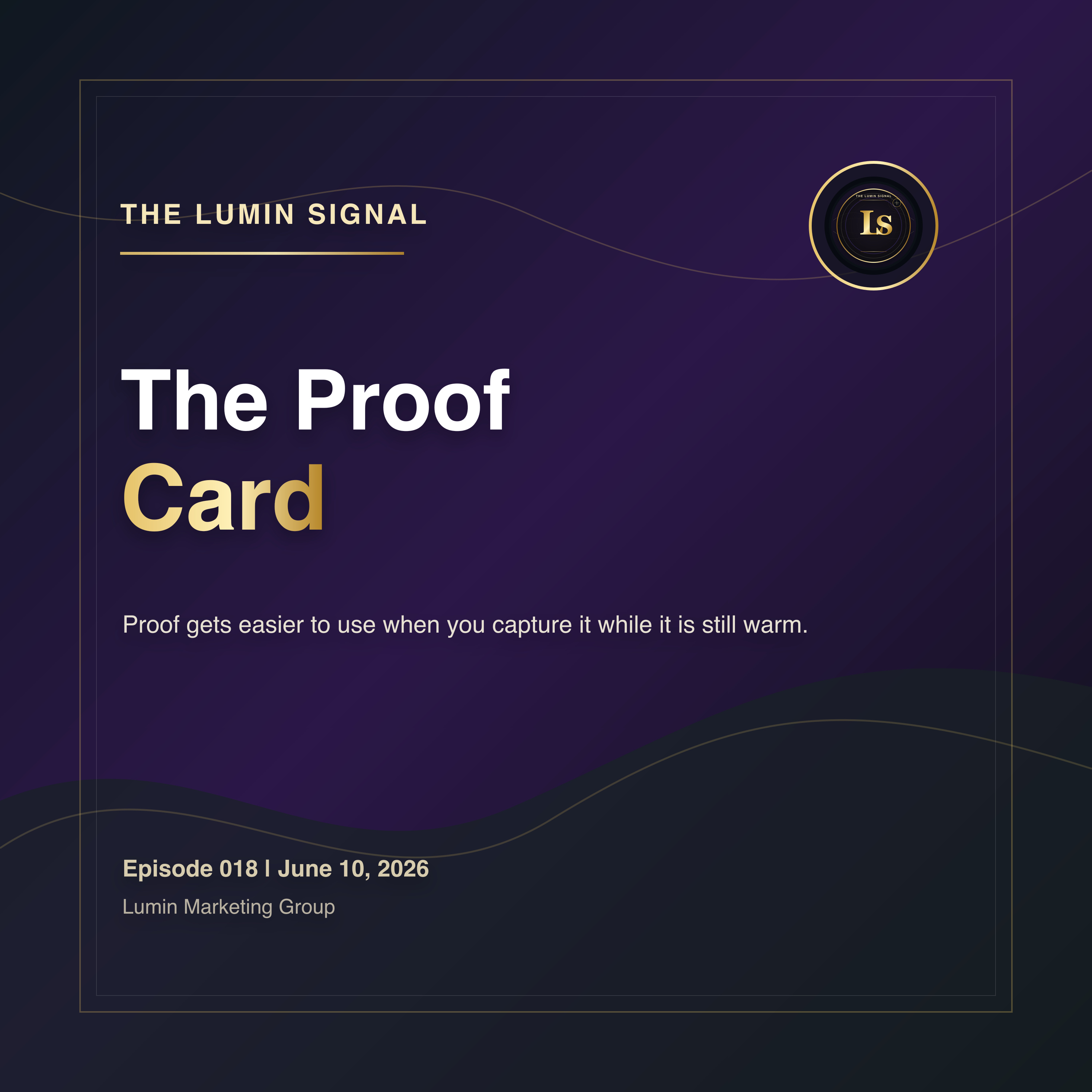 The Proof Card episode artwork