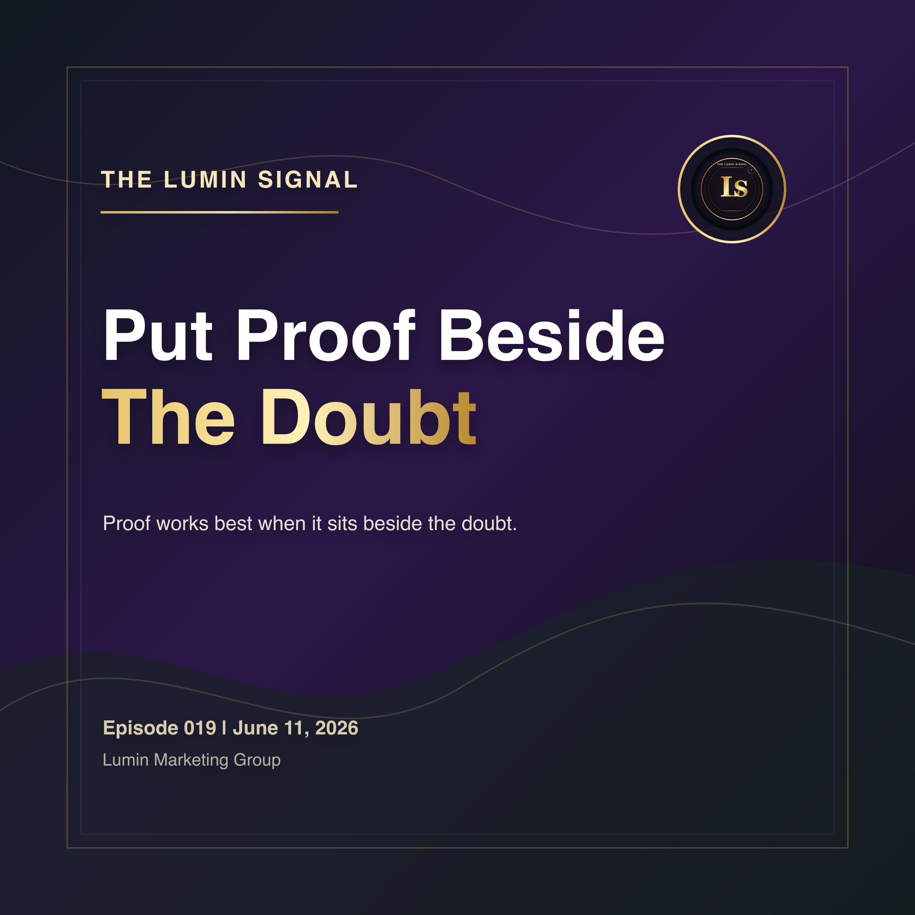 Put Proof Beside the Doubt episode artwork