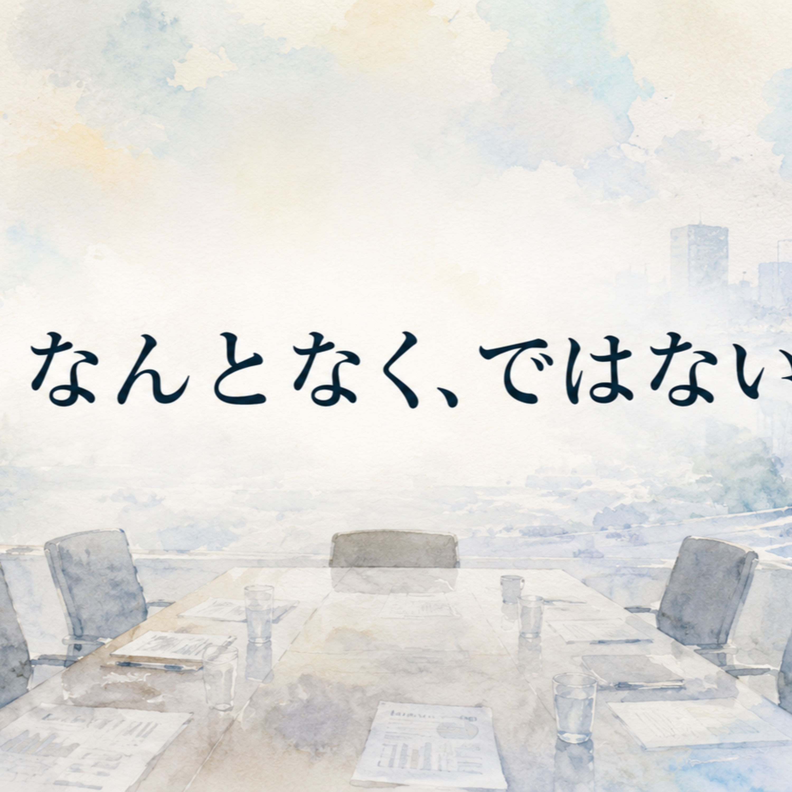 なんとなく、ではない episode artwork