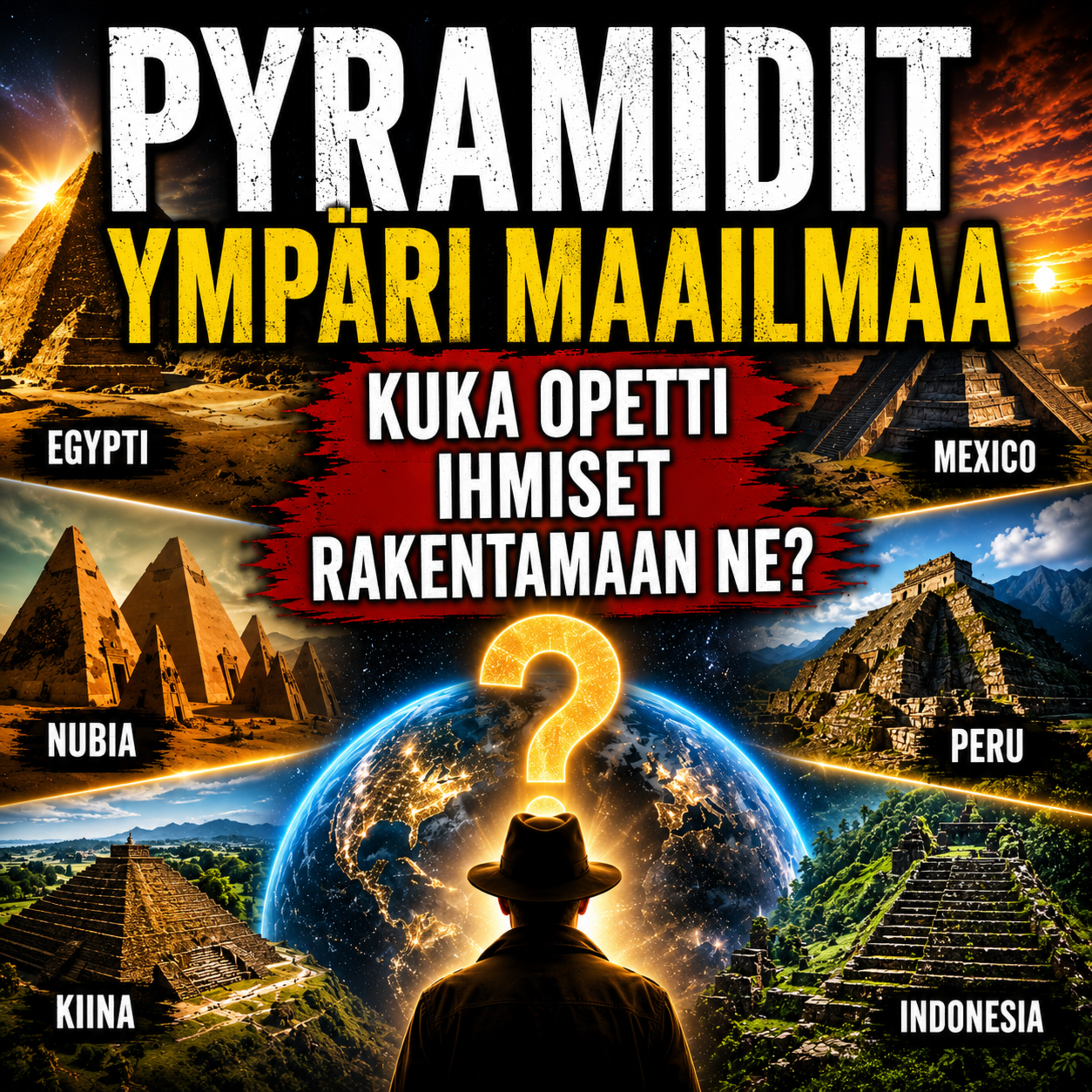Pyramidit ympäri maailmaa – Kuka opetti ihmiset rakentamaan ne? | Tiede ja tekniikka podcast