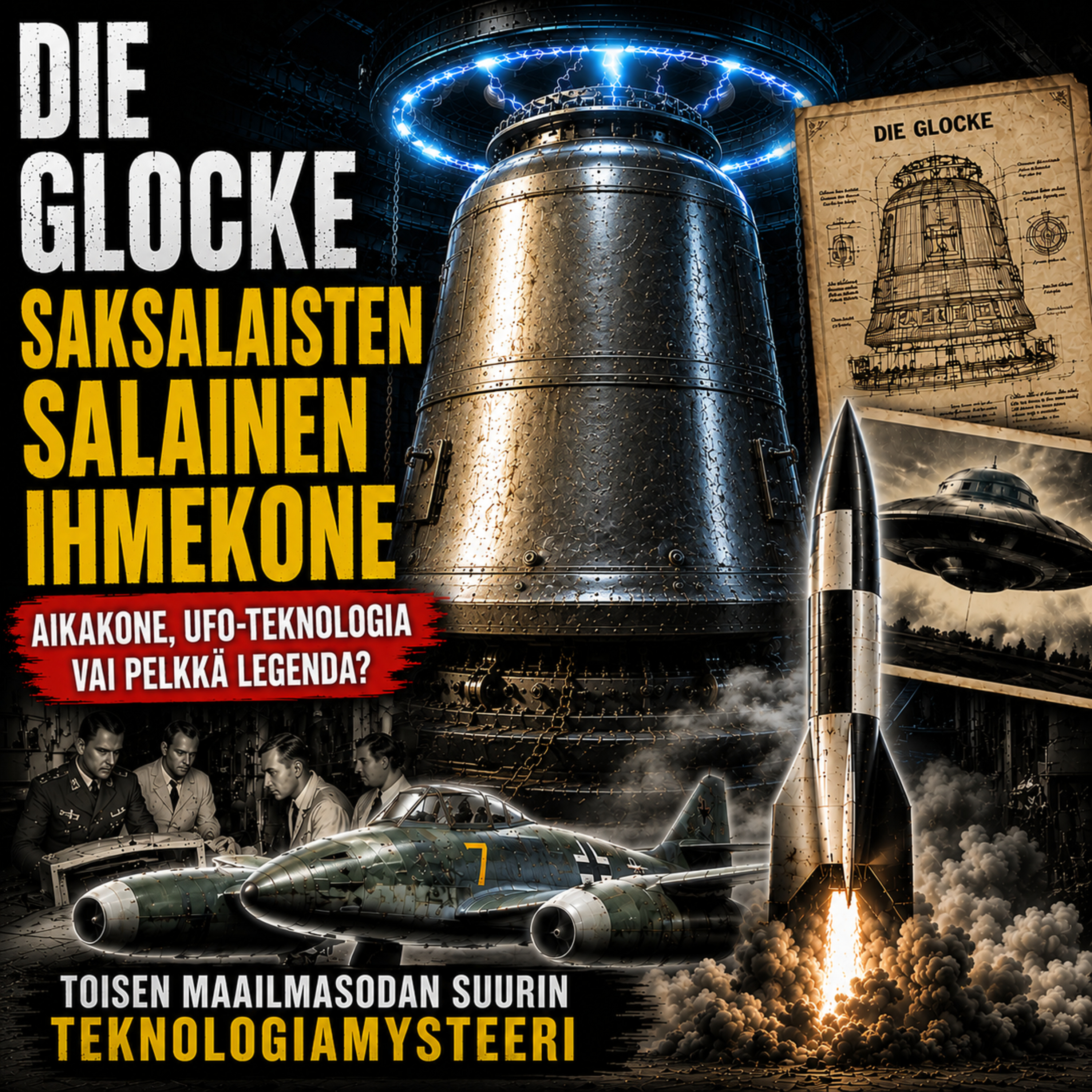 Die Glocke – Saksan salainen ihmekone | Kadonnut teknologia, UFOt ja toisen maailmansodan suurin mysteeri | Tiede ja tekniikka podcast
