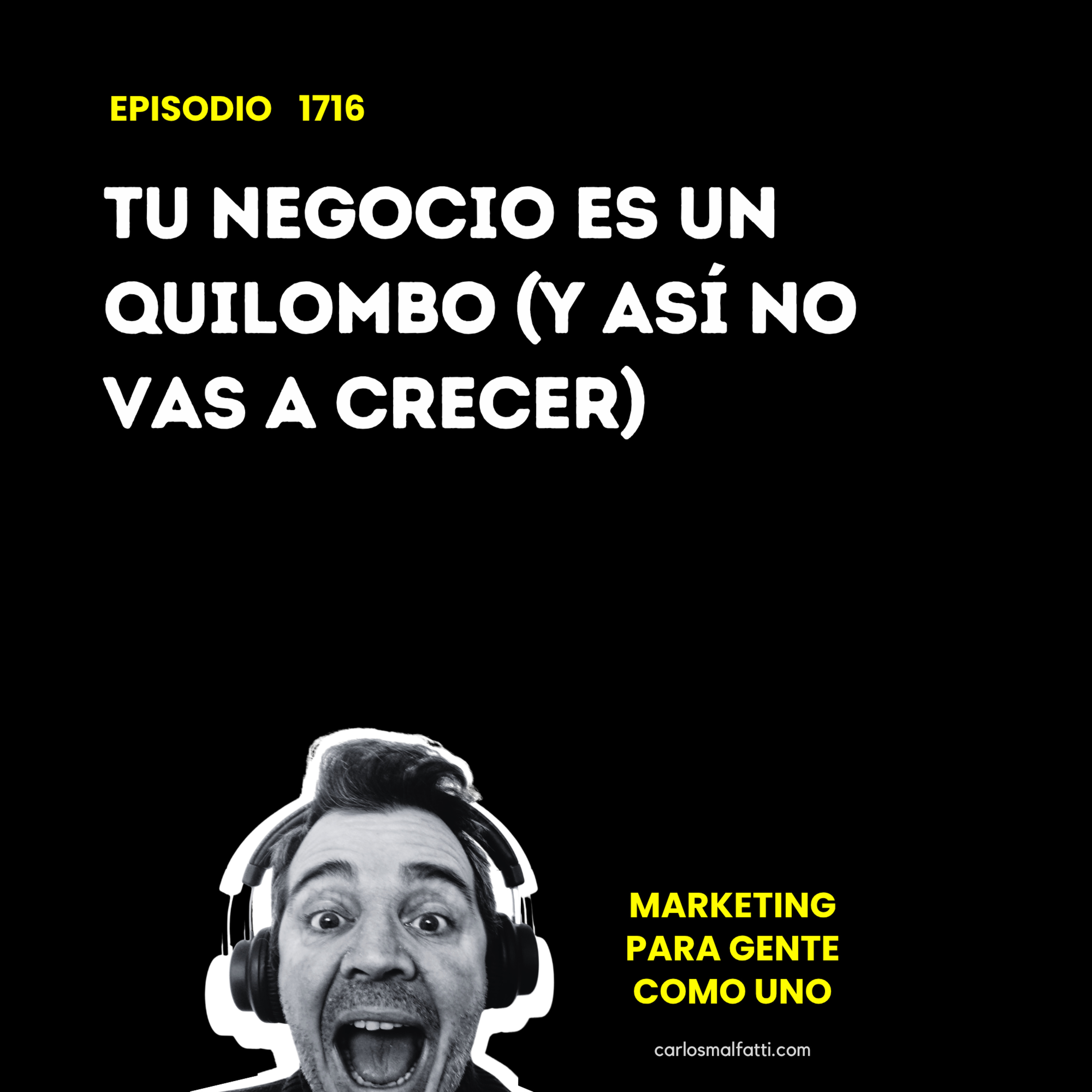1716 Tu negocio es un quilombo (y así no vas a crecer). episode artwork