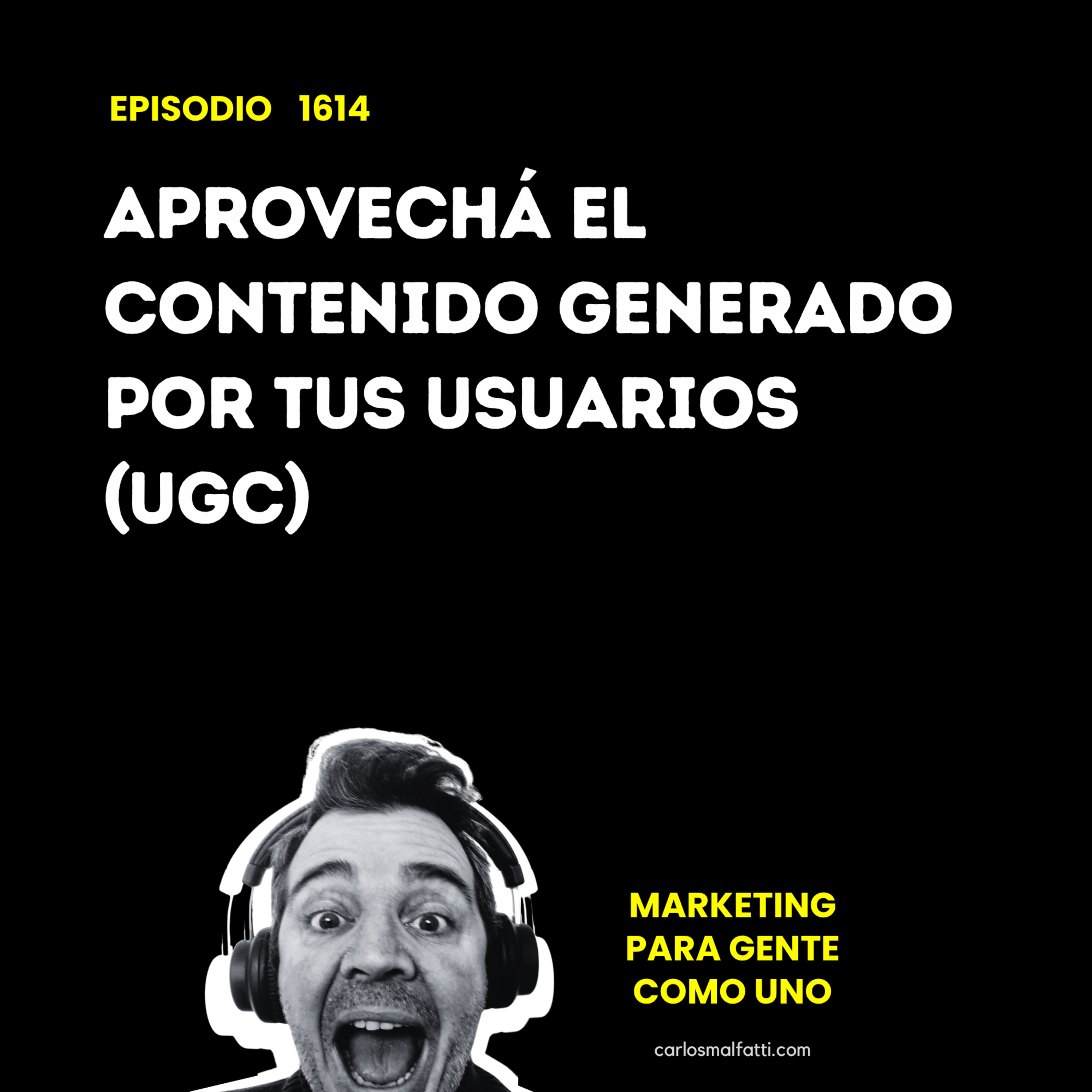 1614 Aprovechá el contenido generado por tus usuarios (UGC). episode artwork