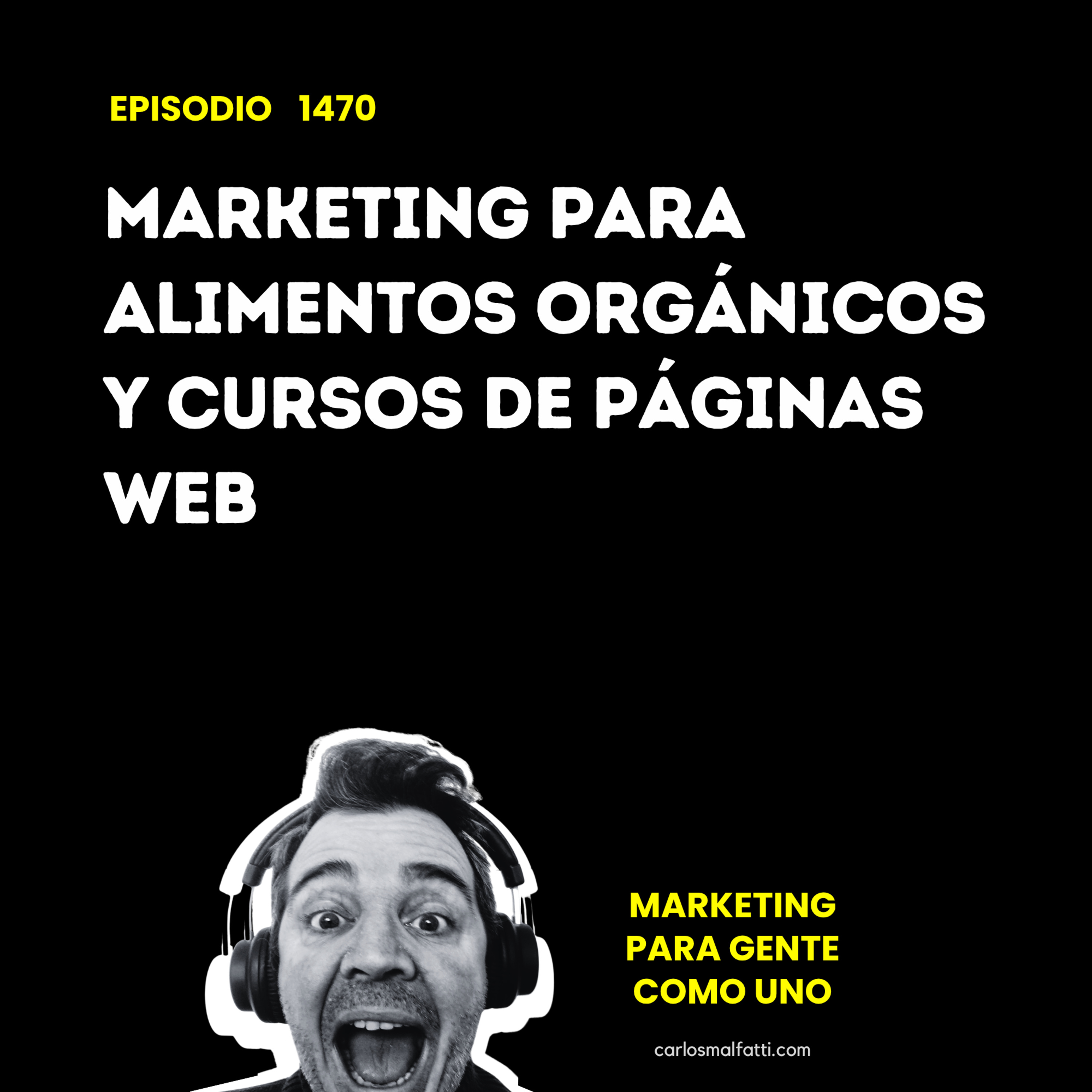 1470 Marketing para alimentos orgánicos y cursos de páginas web. episode artwork