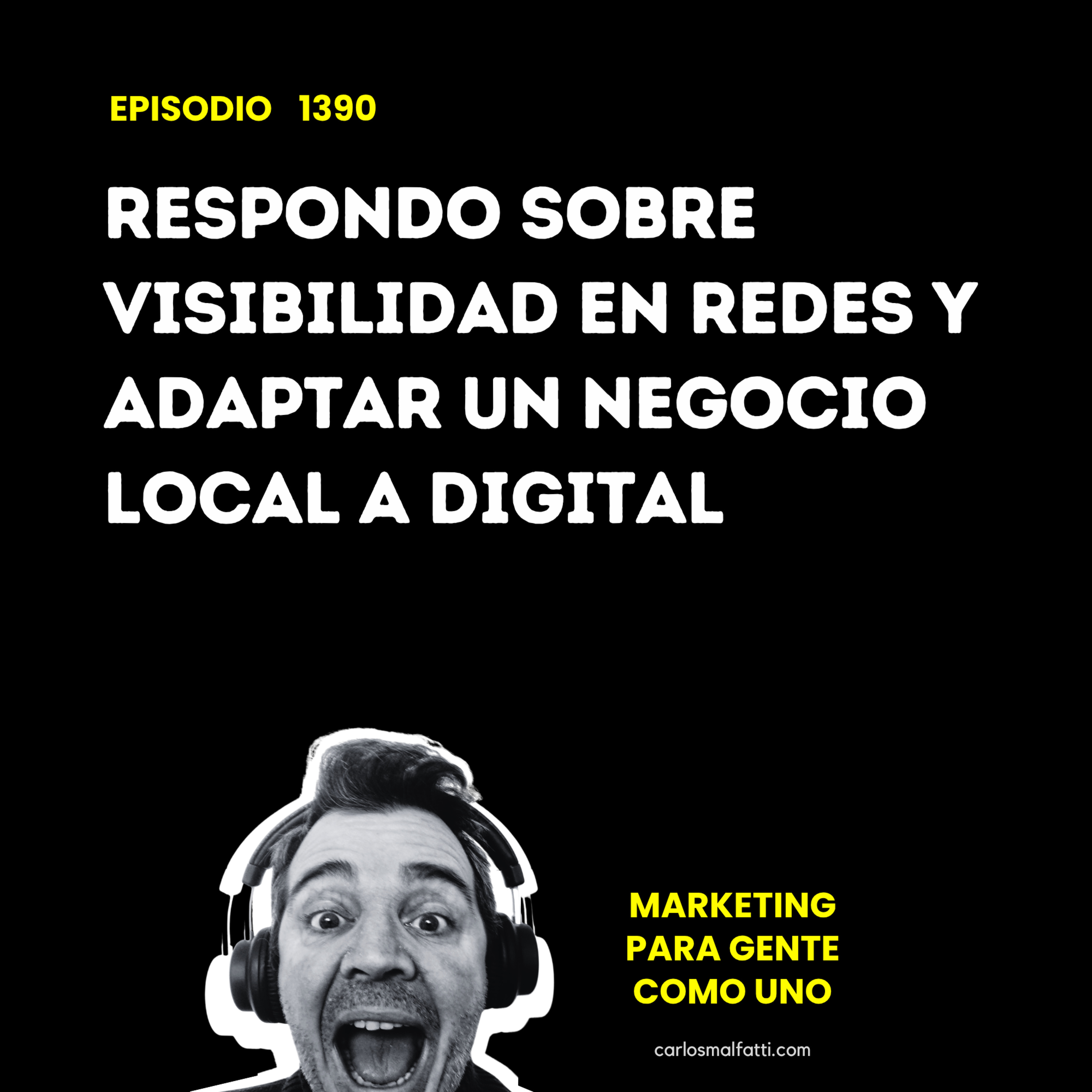 1390 Respondo sobre visibilidad en redes y adaptar un negocio local a digital. episode artwork