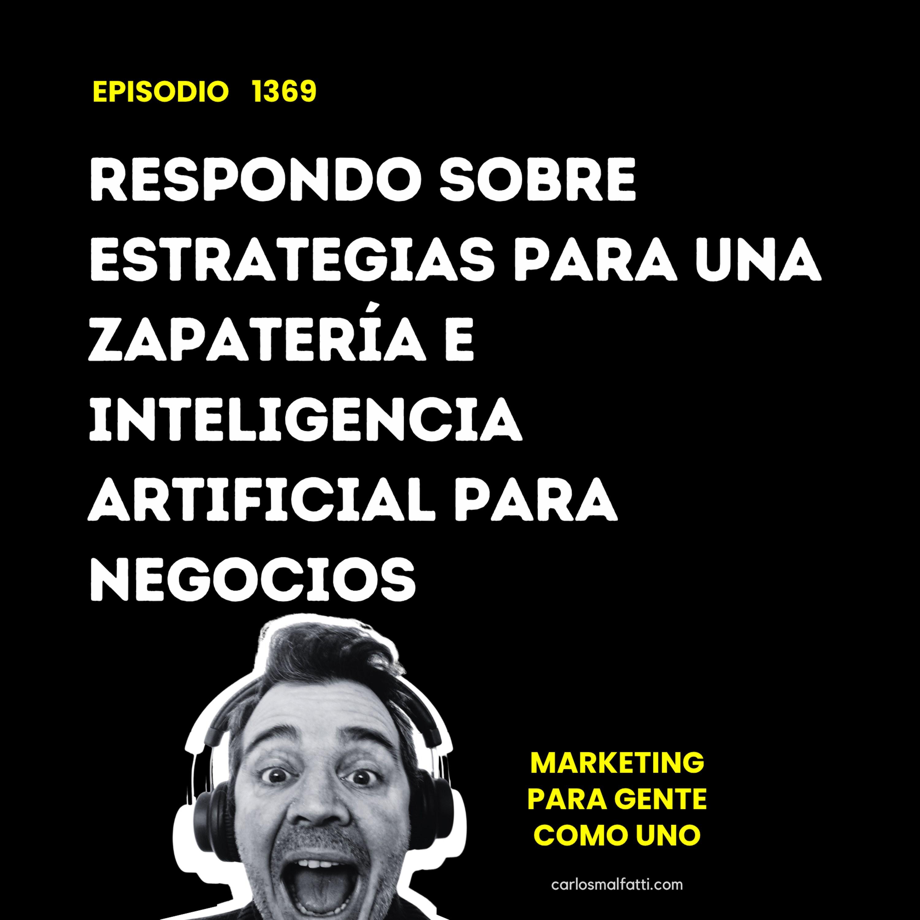 1369 Respondo sobre estrategias para una zapatería e Inteligencia Artificial para negocios. episode artwork