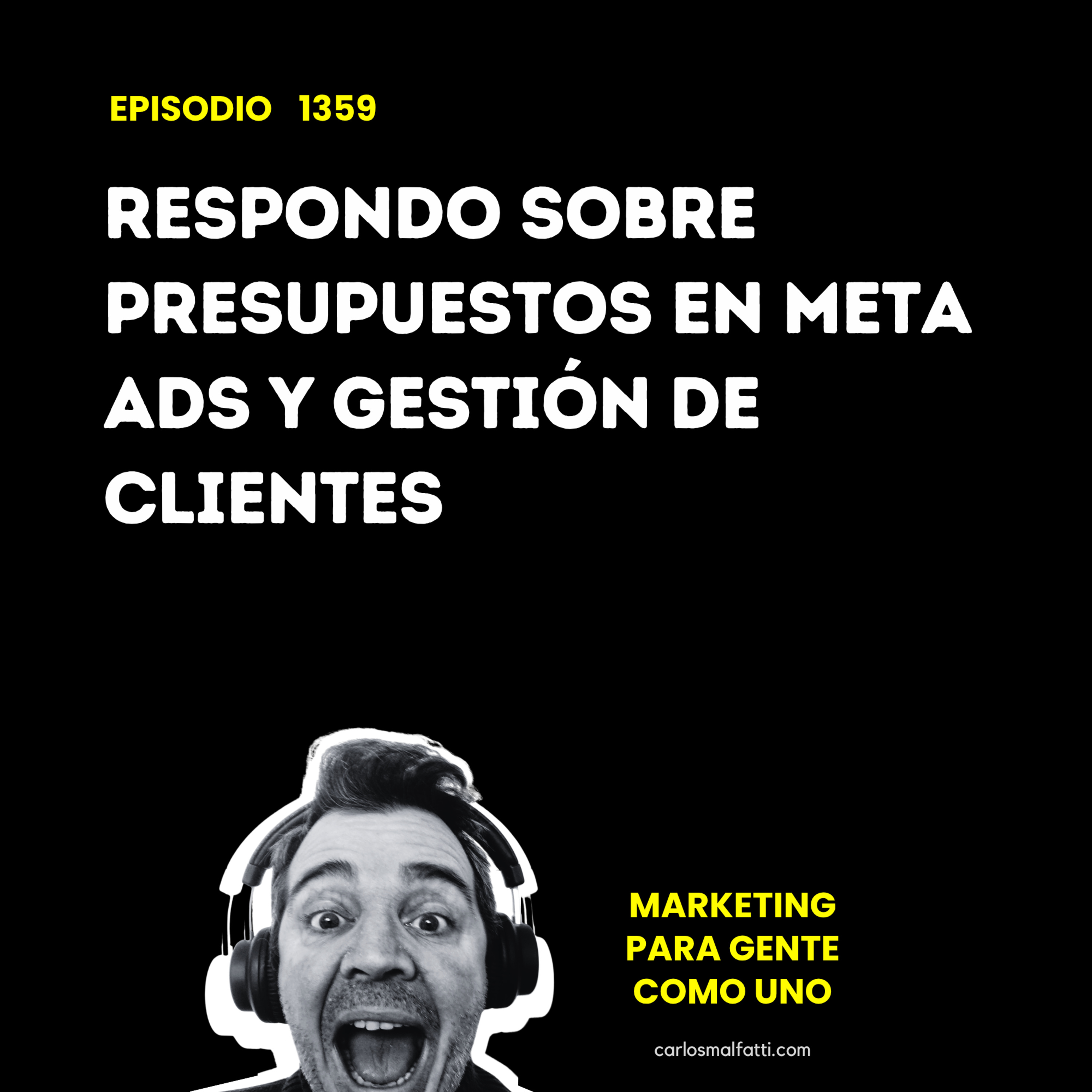 1359 Respondo sobre presupuestos en Meta ADS y Gestión de clientes. episode artwork