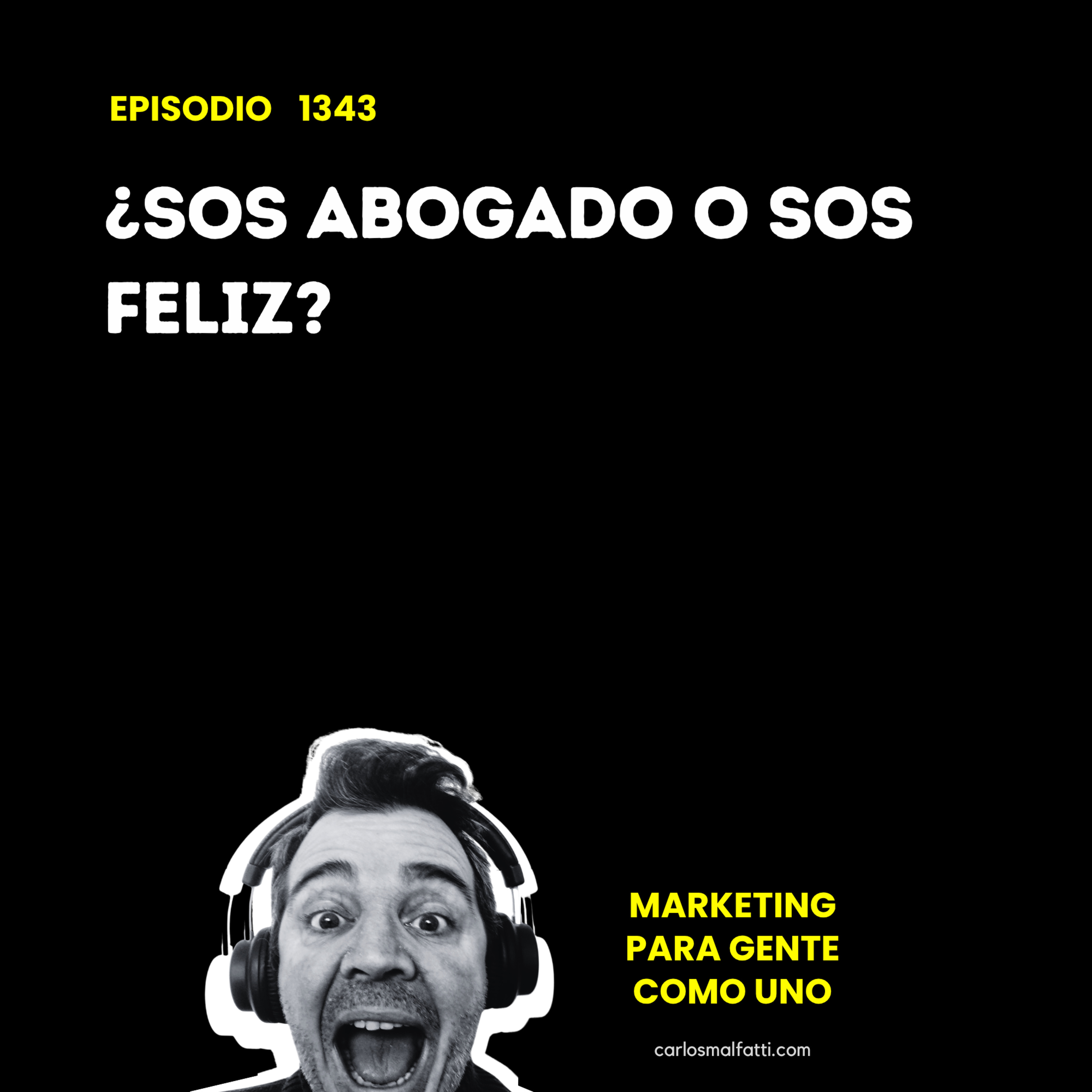 1343 ¿Sos abogado o sos feliz? episode artwork