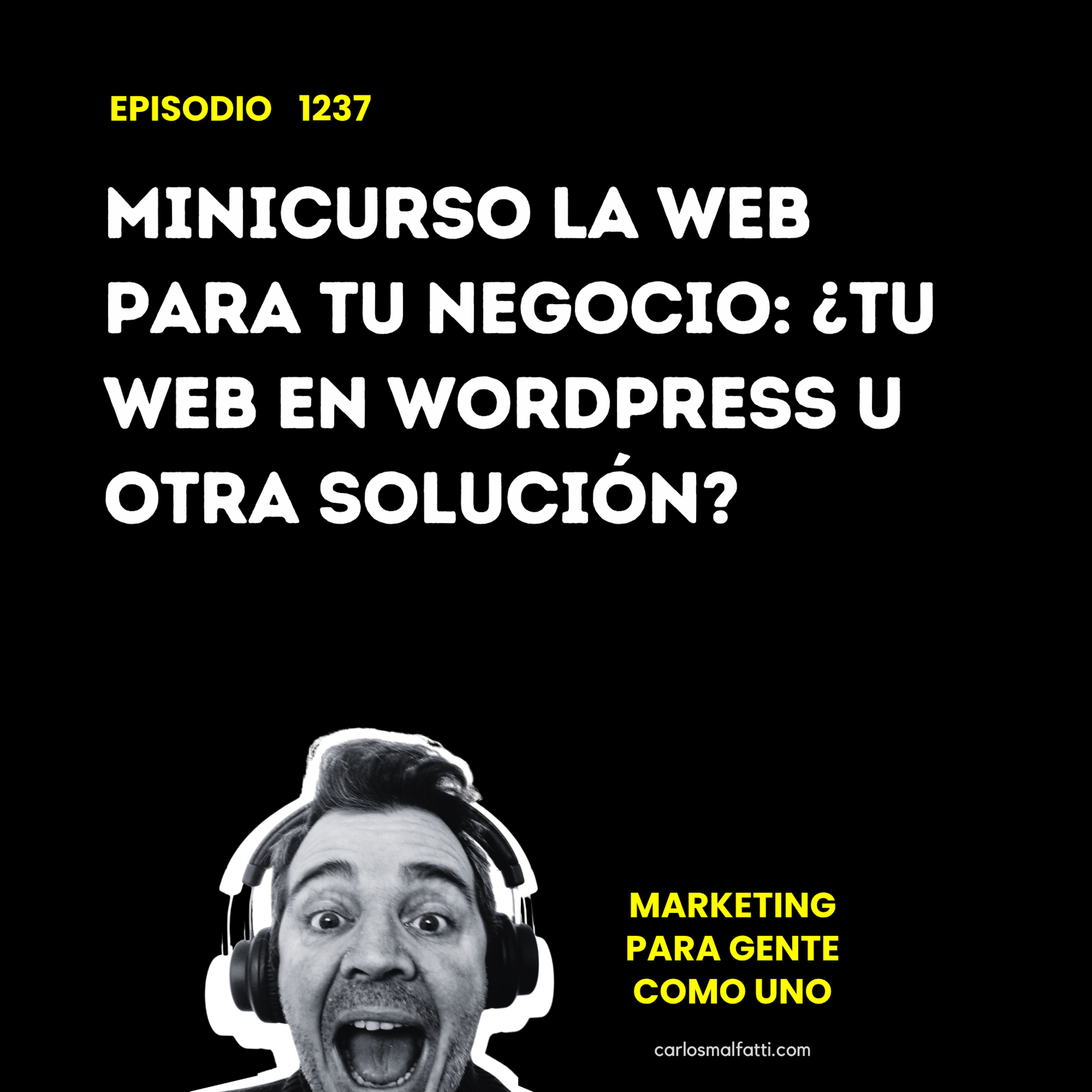 1237 Minicurso la web para tu negocio: ¿Tu web en WordPress u otra solución? episode artwork