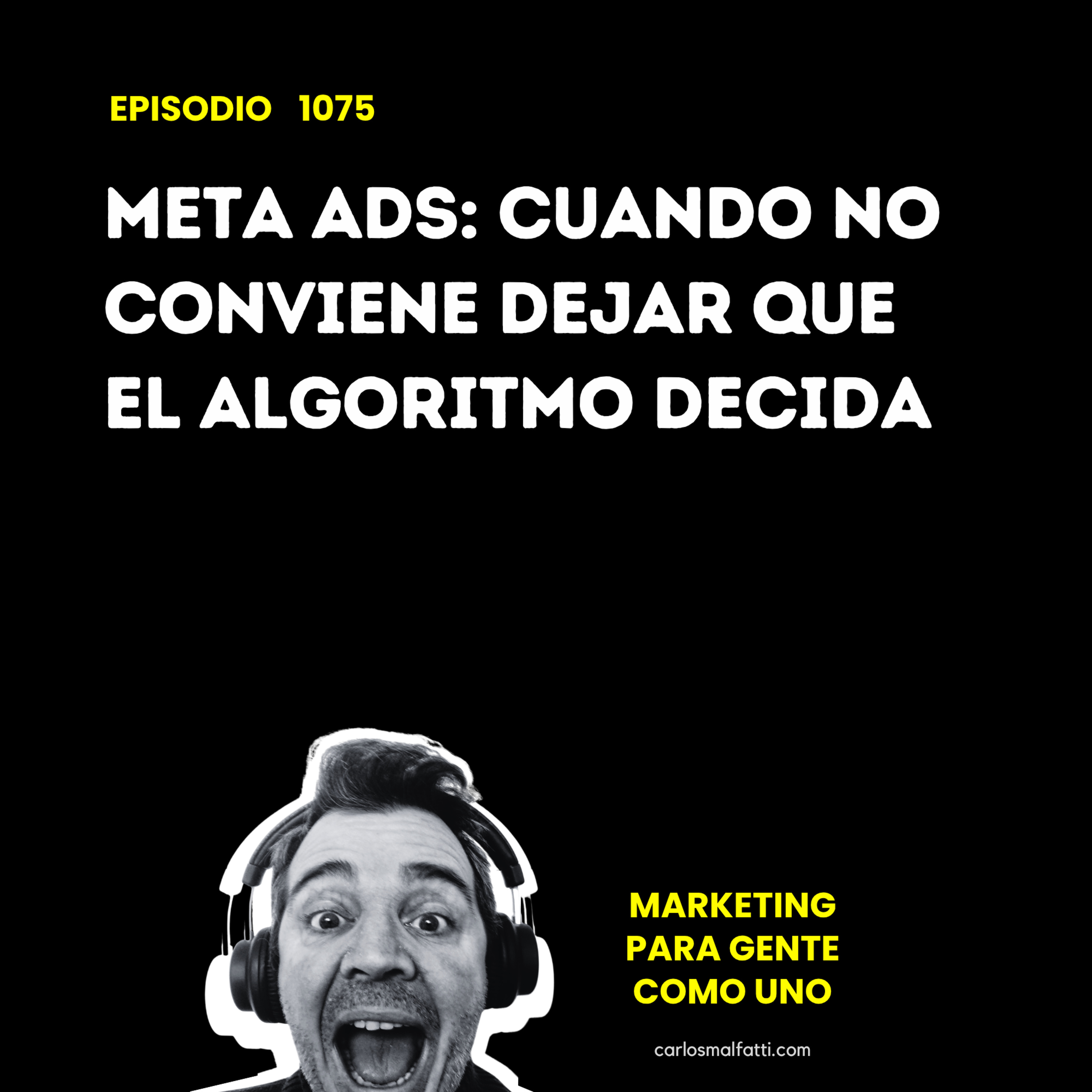 1075 Meta ADS: Cuando no conviene dejar que el algoritmo decida. episode artwork