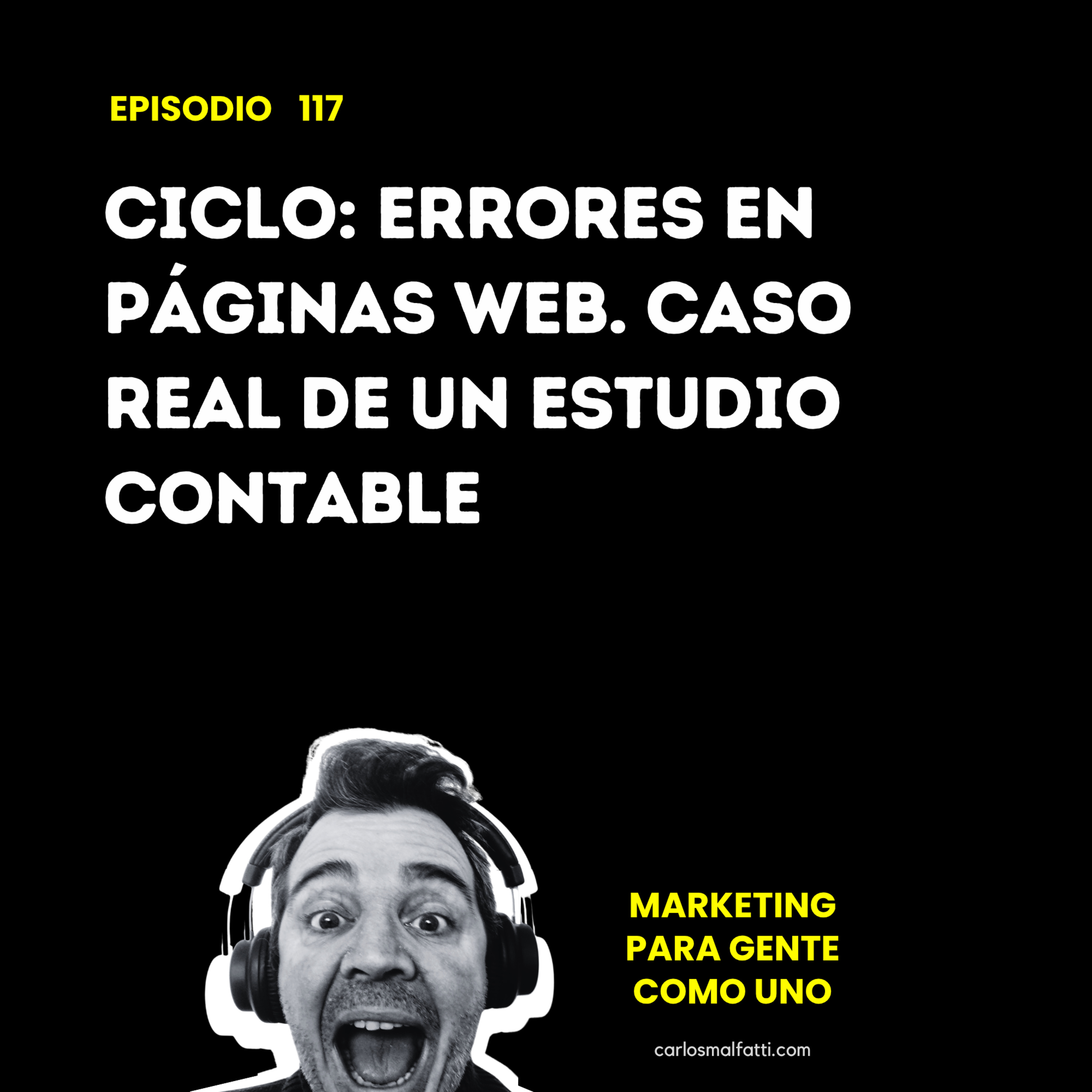 117 Ciclo: errores en páginas web. Caso real de un estudio contable.