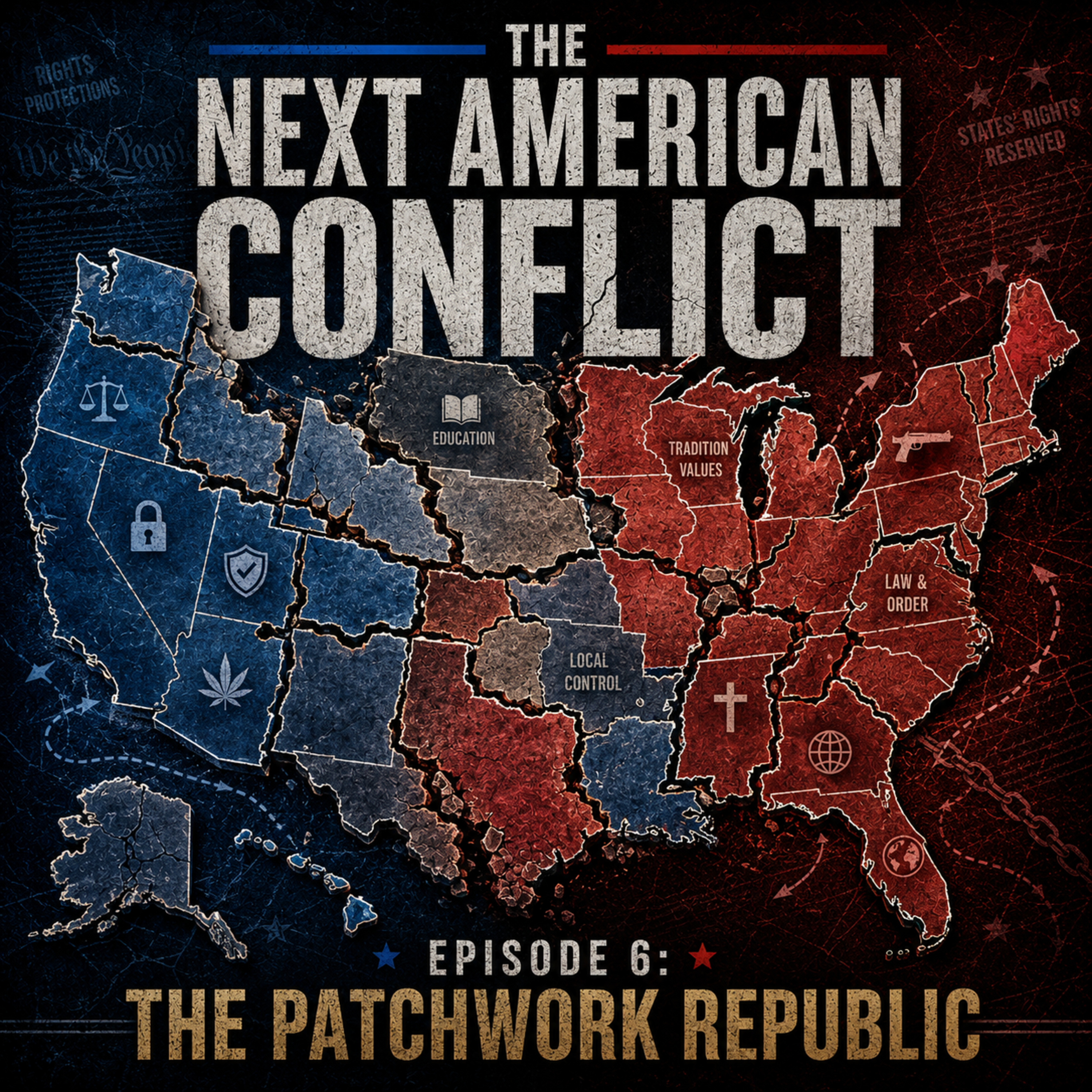 The Next American Conflict - Episode 6: The Patchwork Republic 'Fragmenting American Unity" episode artwork
