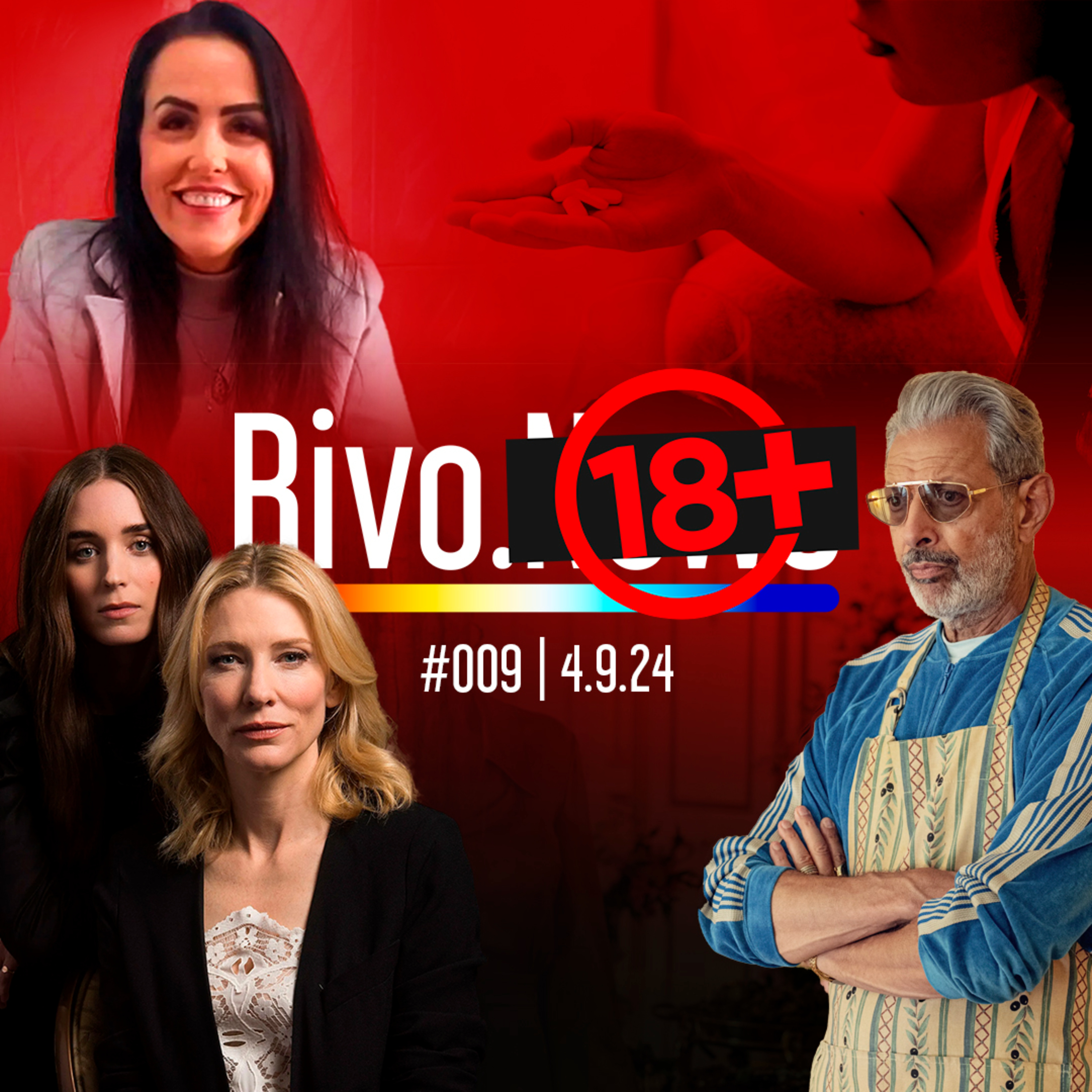 CANDIDATA PAULA DENTRO, PRAZER FEMININO RENEGADO, MEMBRO DE OURO E CAROL | Rivo18+ #009 - 04/09 episode artwork
