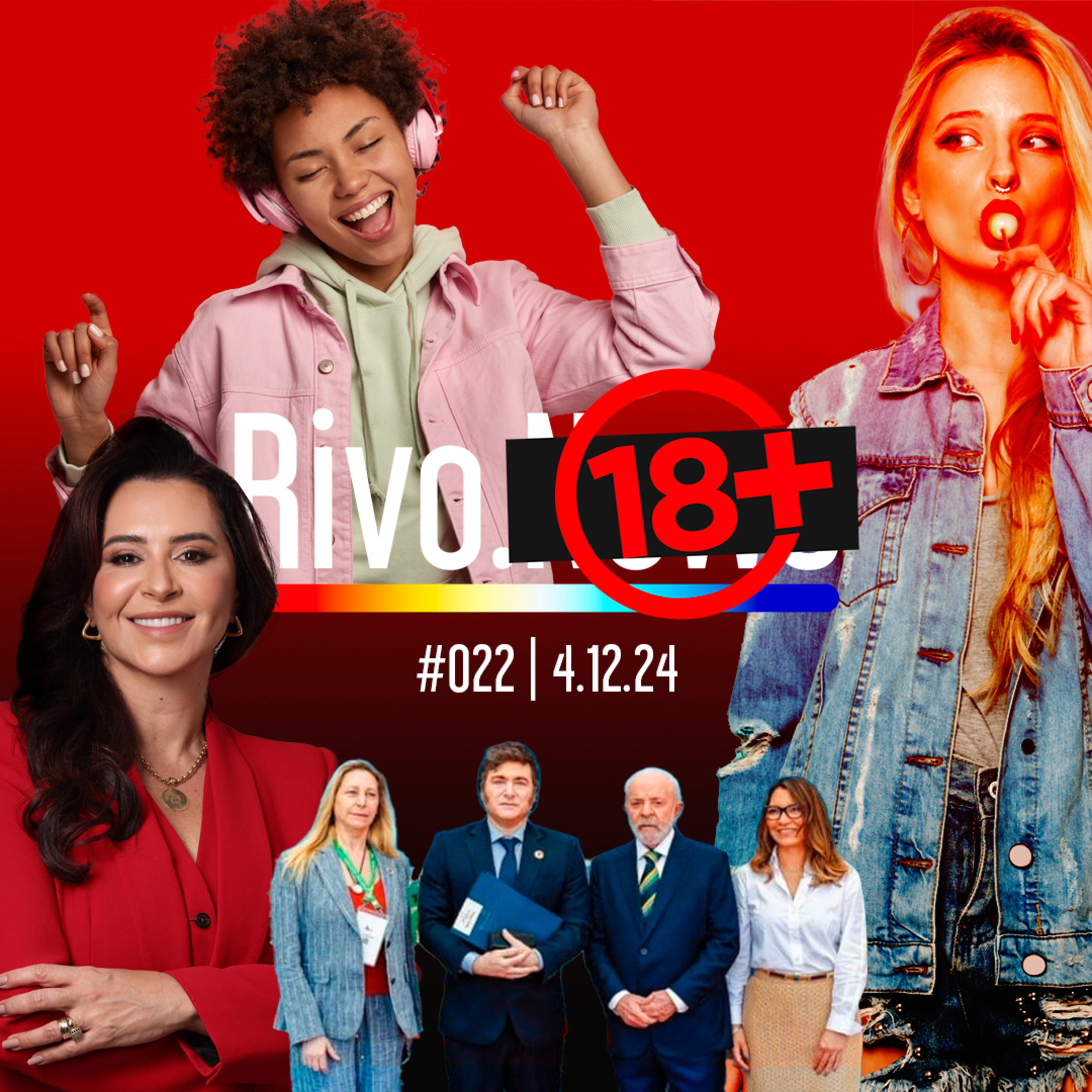 PASTORA SEXÓLOGA, CANTO DE PEGAÇÃO, PLAYLIST DE S3XO, CHUPISCO E PAM & TOMMY | Rivo18+ #022 - 04/12 episode artwork