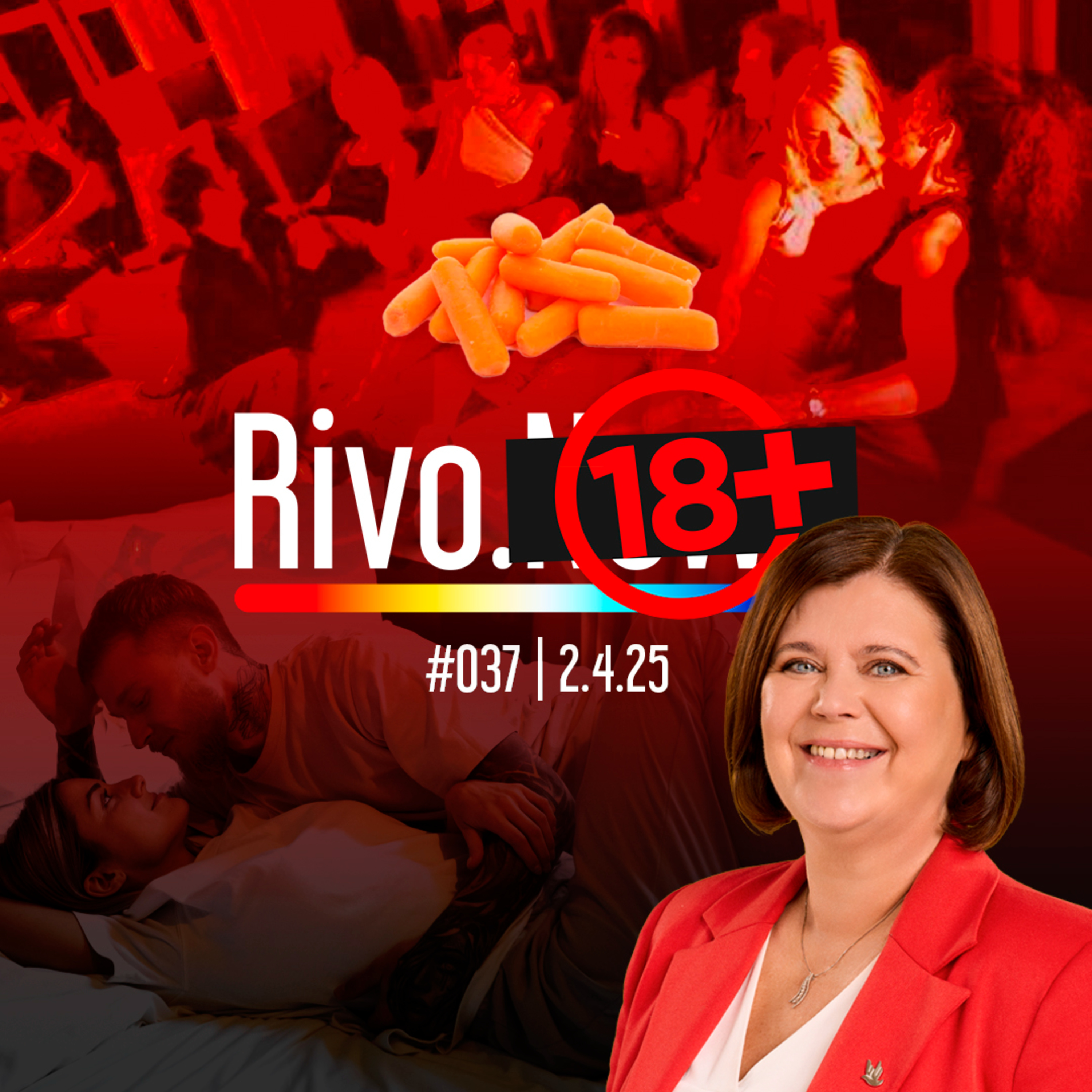SEXO CASUAL, NEGGING, CENOURINHA, MINISTRA ISLANDESA E PAPO SOBRE SWING | Rivo18+ #037 - 02/04 episode artwork