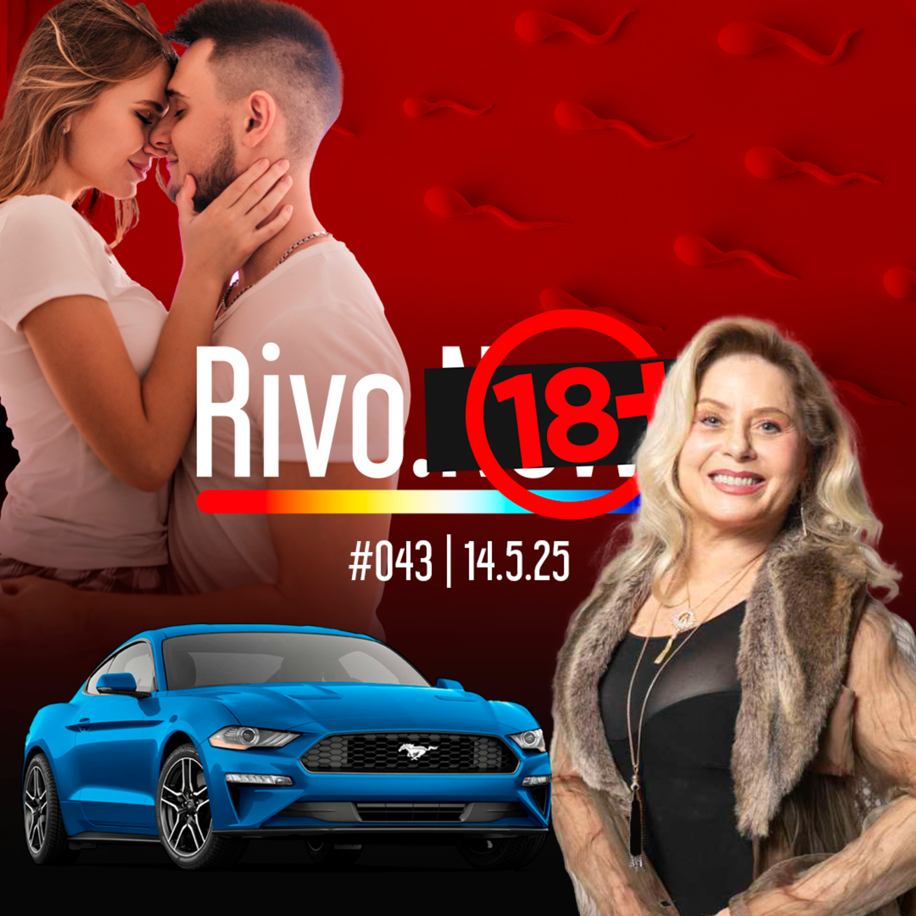 VERA FISCHER, CORRIDA DE ESP3RMA, AMERICANOS NA CAMA E RELAÇÕES COM CARROS | Rivo18+ #043 - 14/05 episode artwork