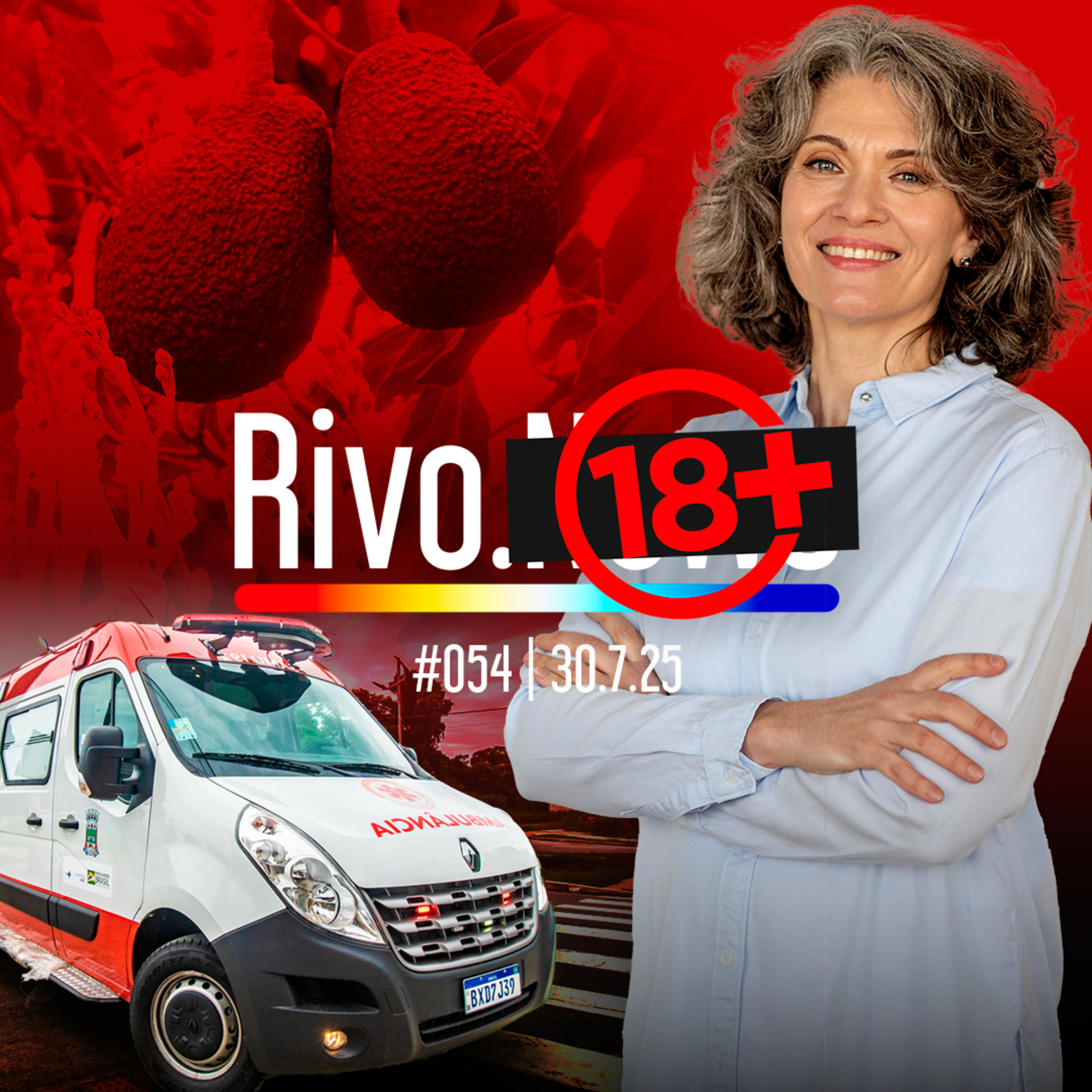 IDOSA SOLTEIRONA, P3PECA ASSASSINA, ÁRVORE DOS T3STÍCULOS E MELHORES CANTADAS | Rivo18+ #054 - 30/07 episode artwork
