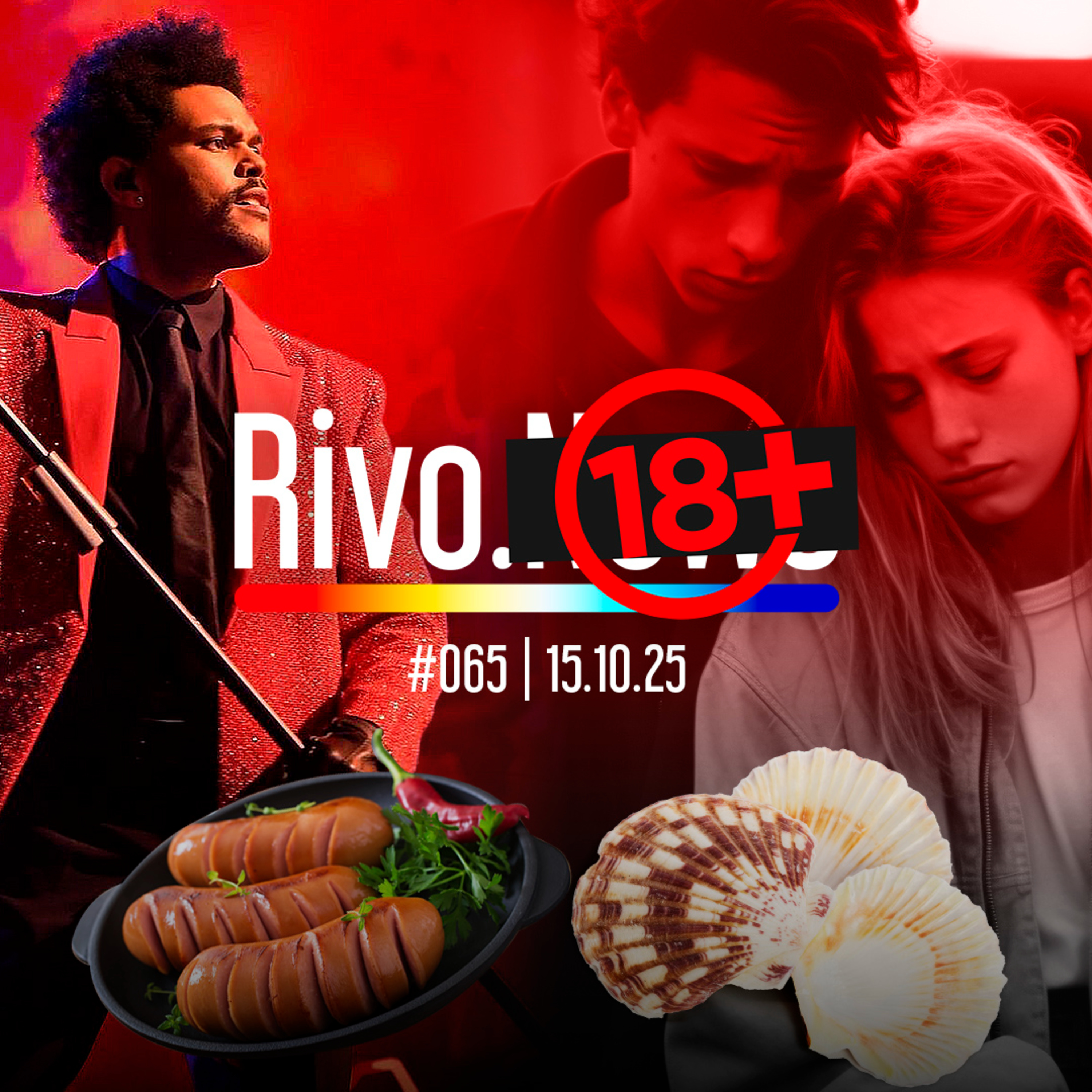 MULHER COM DUAS VAGINAS, INFERTILIDADE, PLAYLIST DE SEXO E AMANTE SALSICHÃO | Rivo18+ #065 - 15/10 episode artwork