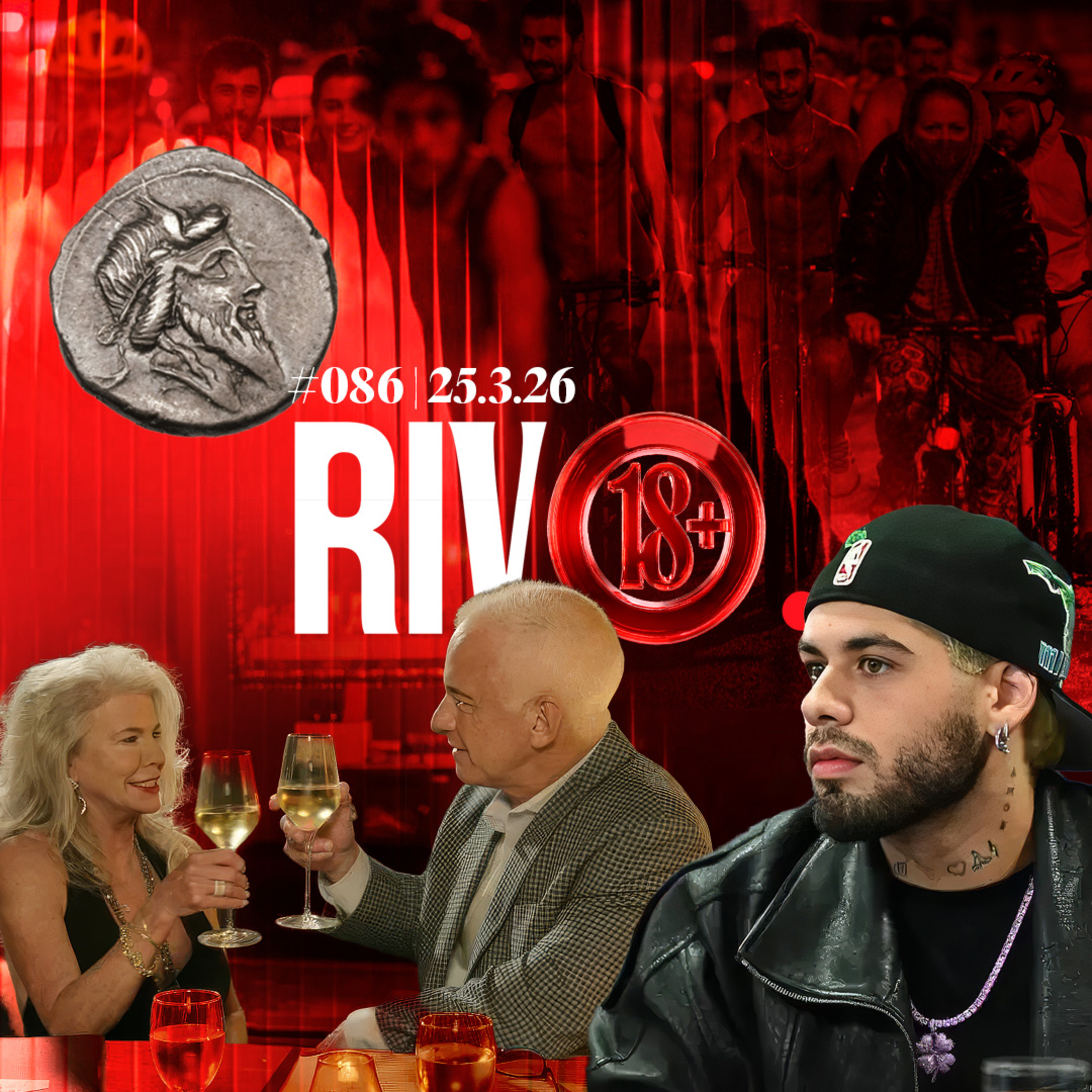 ZÉ FELIPE BROXA, PEDALADA PELADA, ESTÁTUA DO TUTUNO E AMOR SEM IDADE | Rivo18+ #086 - 25/03 episode artwork