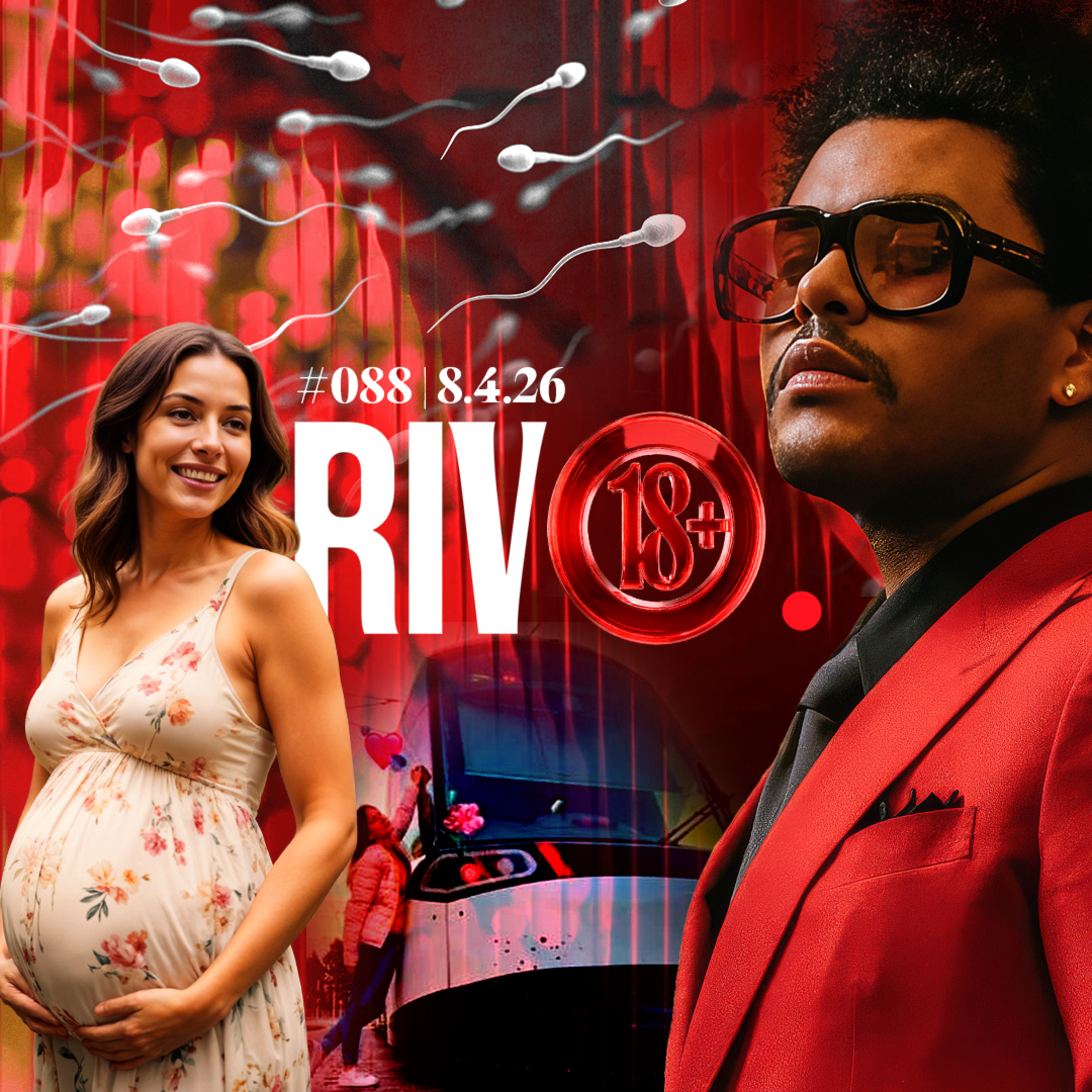OBJETOFILIA, SEXO NA GRAVIDEZ, JATO DA EJACULAÇÃO E PLAYLIST DE SEXO | Rivo18+ #088 - 08/04 episode artwork