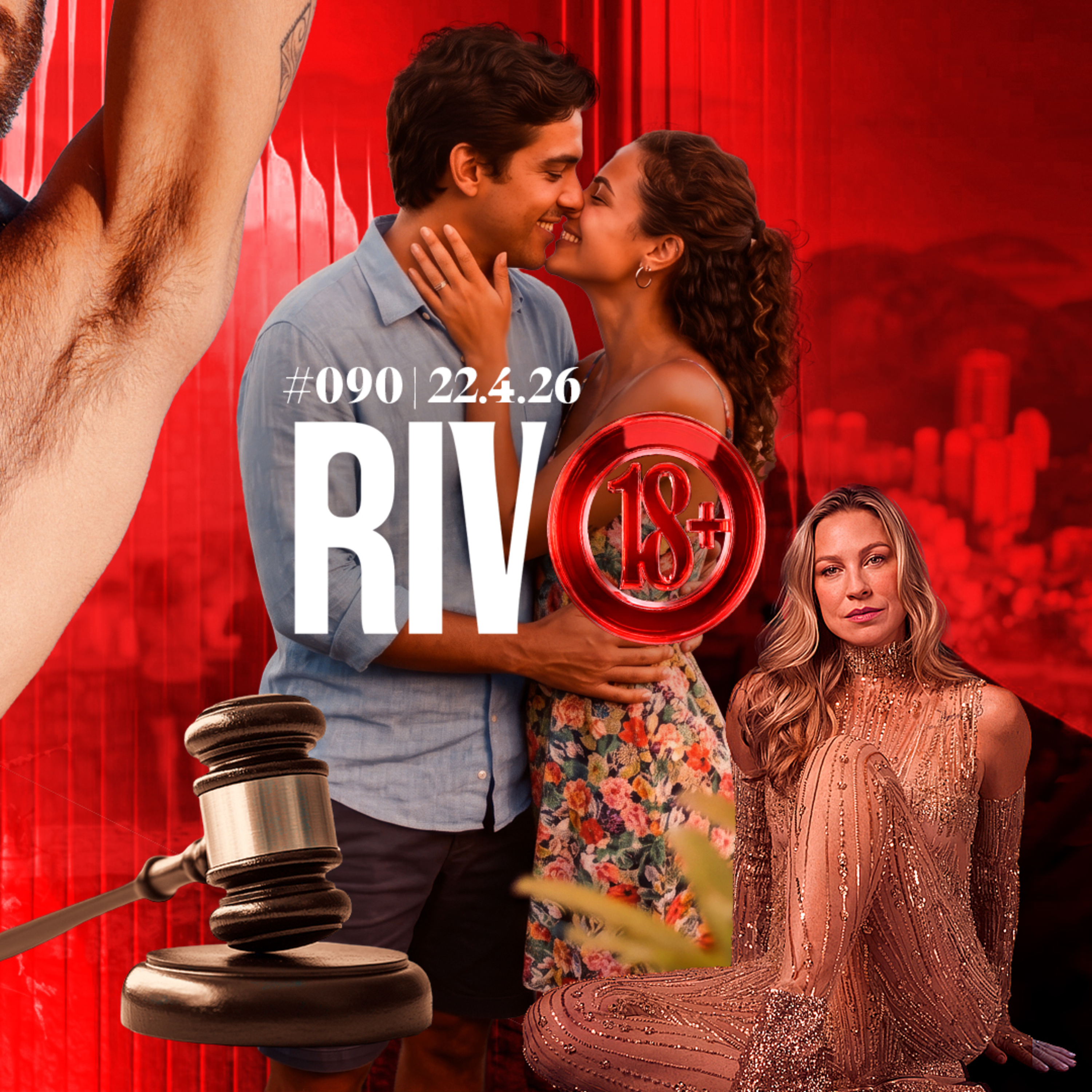 SEGREDO DA PIOVANI, DIA DO BEIJO, DEFESA DO PÂNICO TRANS E CECÊ NO DATE | Rivo18+ #090 - 22/04 episode artwork