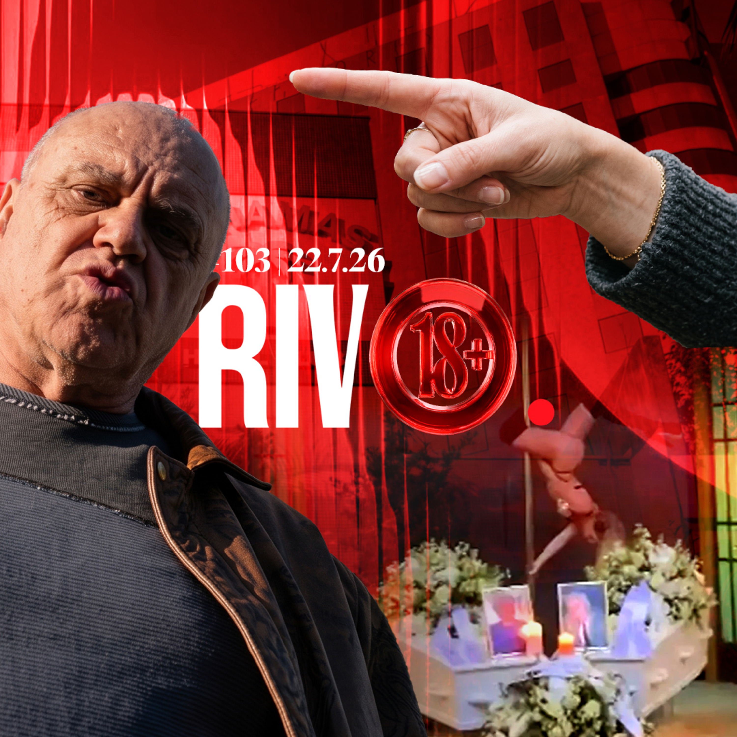 FIM DO BAHAMAS, POLE DANCE EM FUNERAL E ORIGEM DO PONTO G | Rivo18+ #103 - 22/07 episode artwork