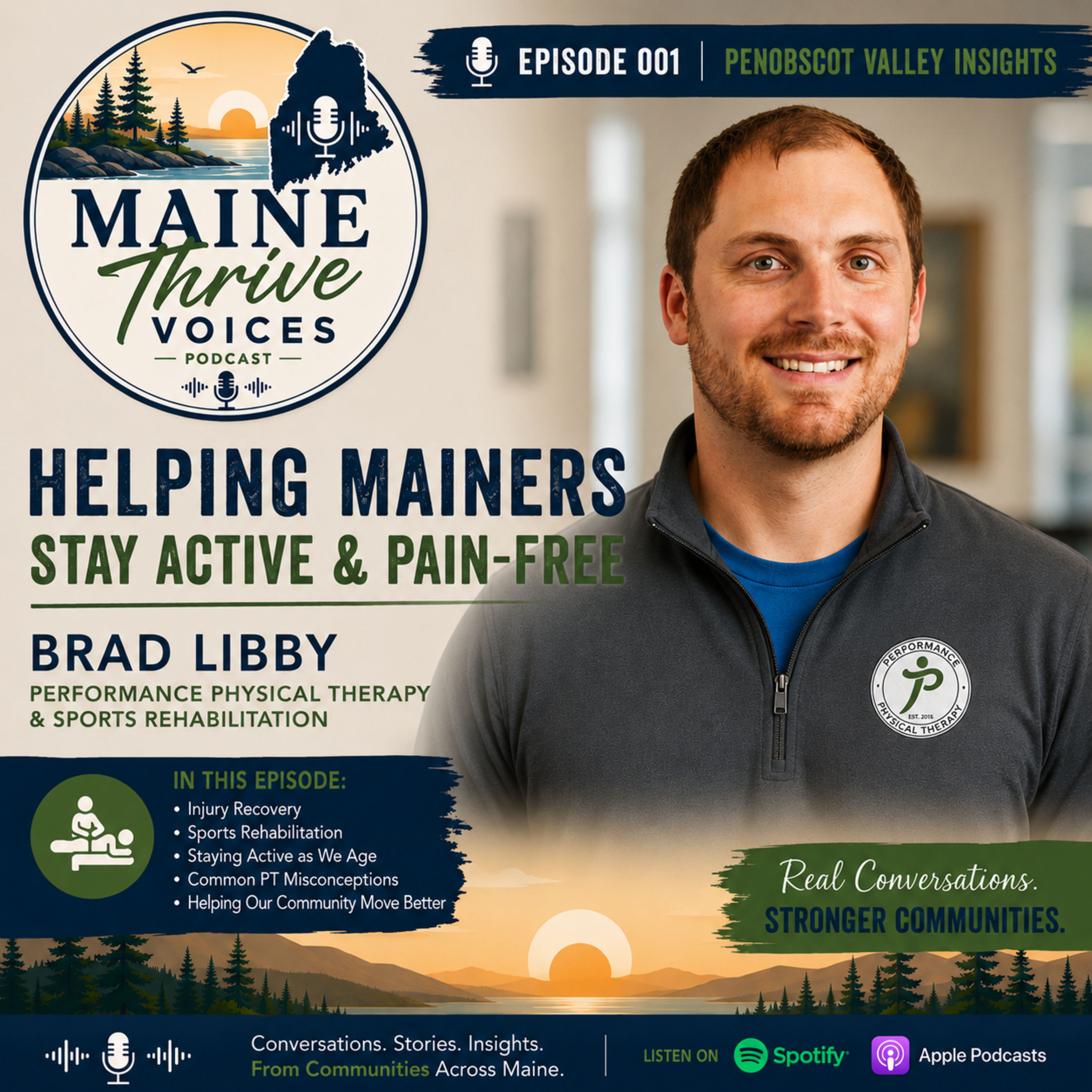 Helping Mainers Stay Active & Pain-Free — Brad Libby of Performance Physical Therapy episode artwork