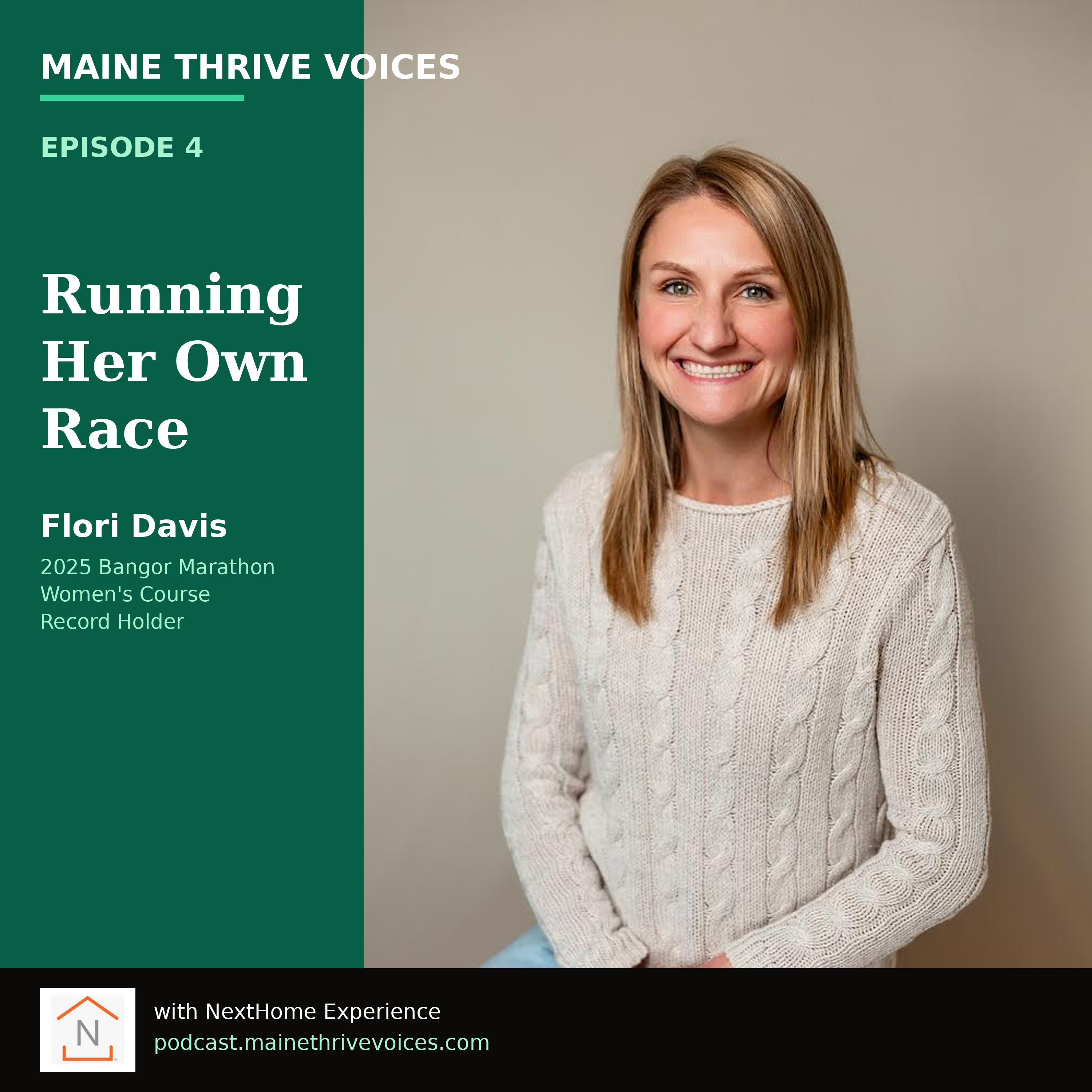 Episode 4: Flori Davis — 2025 Bangor Marathon Women's Course Record Holder episode artwork