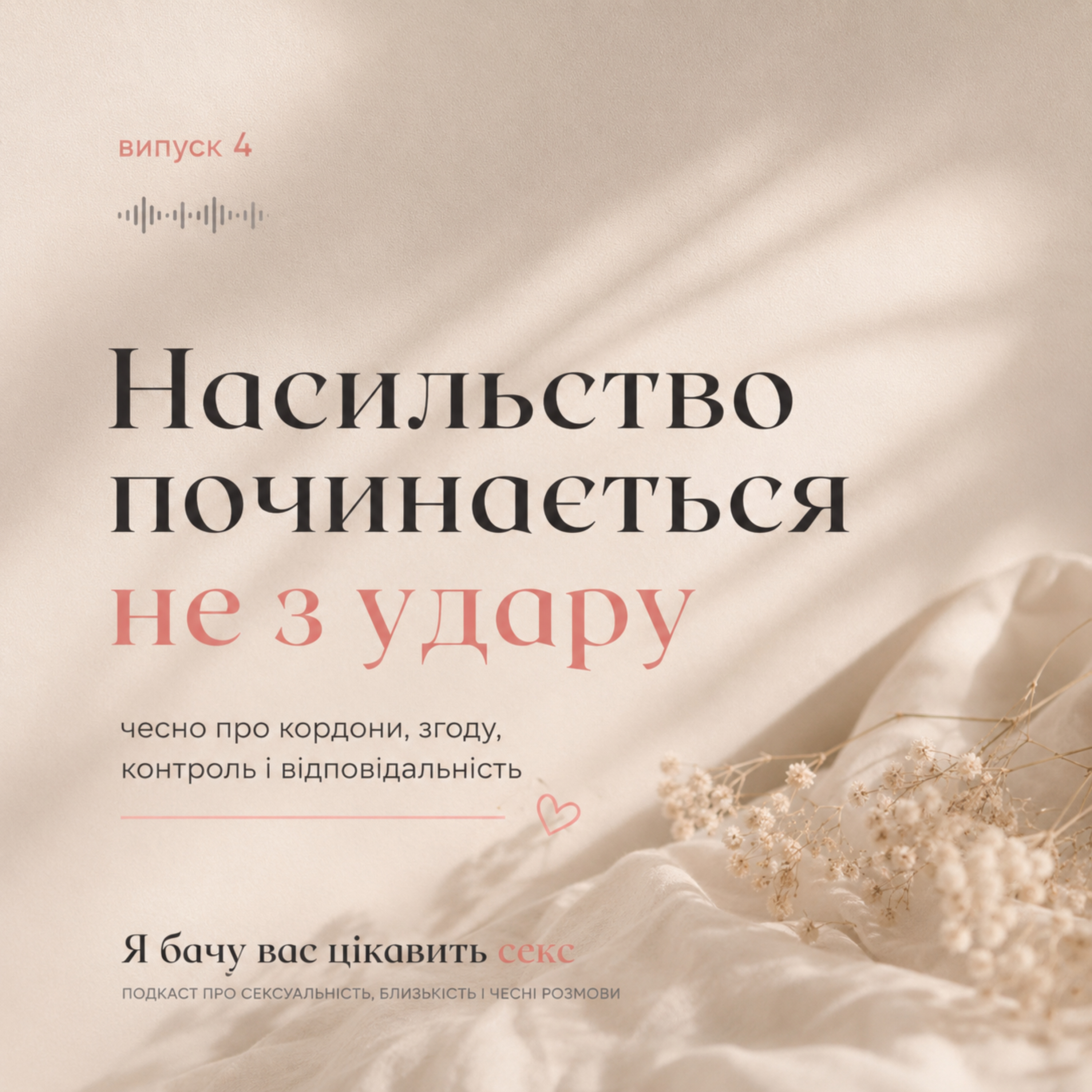 Насильство починається не з удару. Мене били. Я теж колись вдарила. Давайте чесно про насильство episode artwork