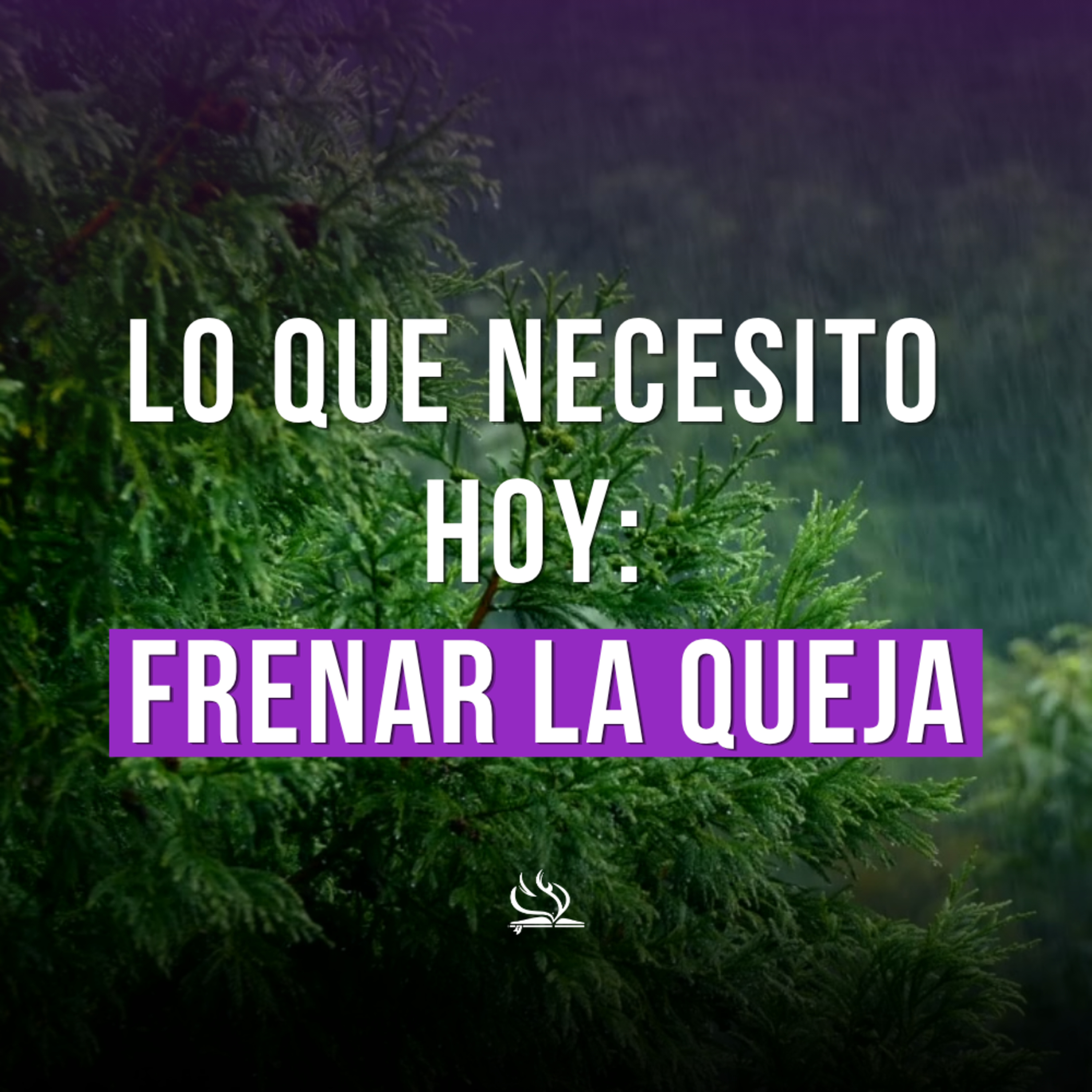 Portada de Lo que necesito hoy
