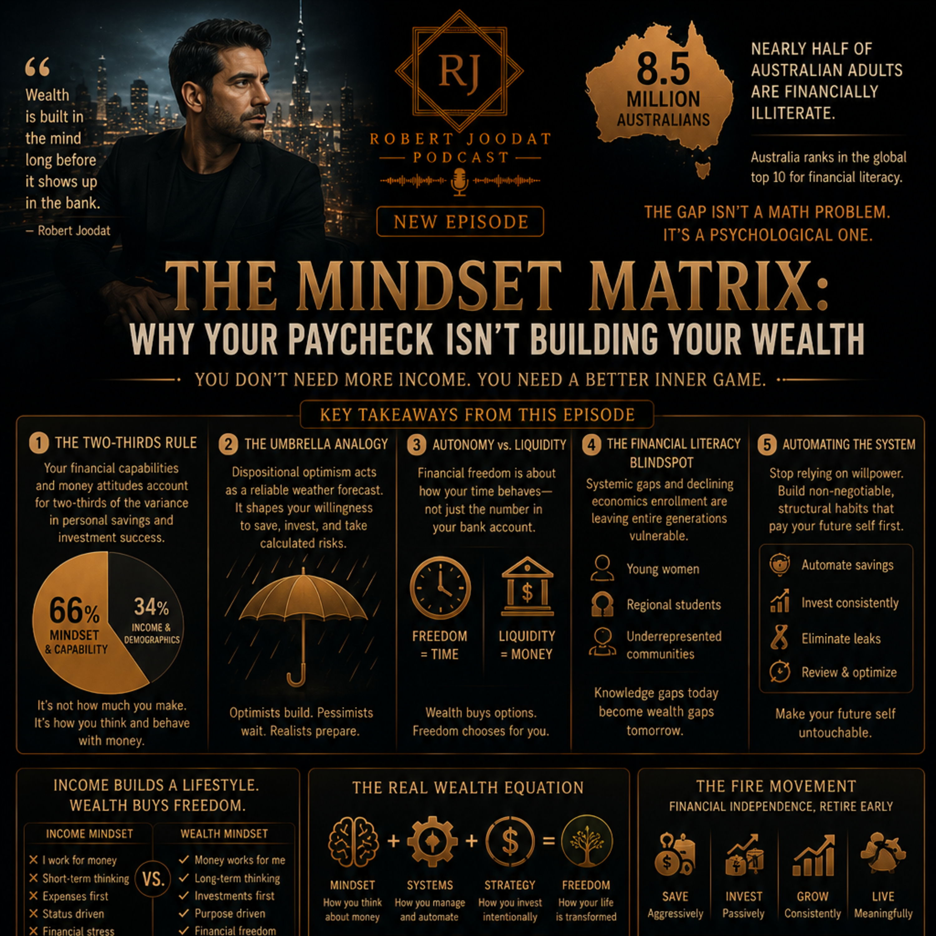 The Mindset Matrix: Why Your Paycheck Isn't Building Your Wealth 🪙 episode artwork