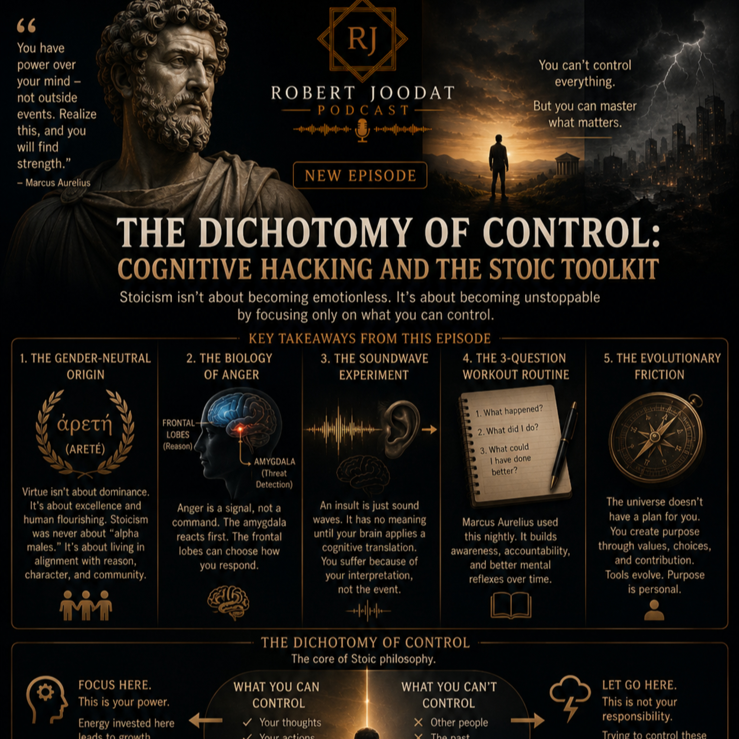 The Dichotomy of Control: Cognitive Hacking and the Stoic Toolkit ​🧠  episode artwork