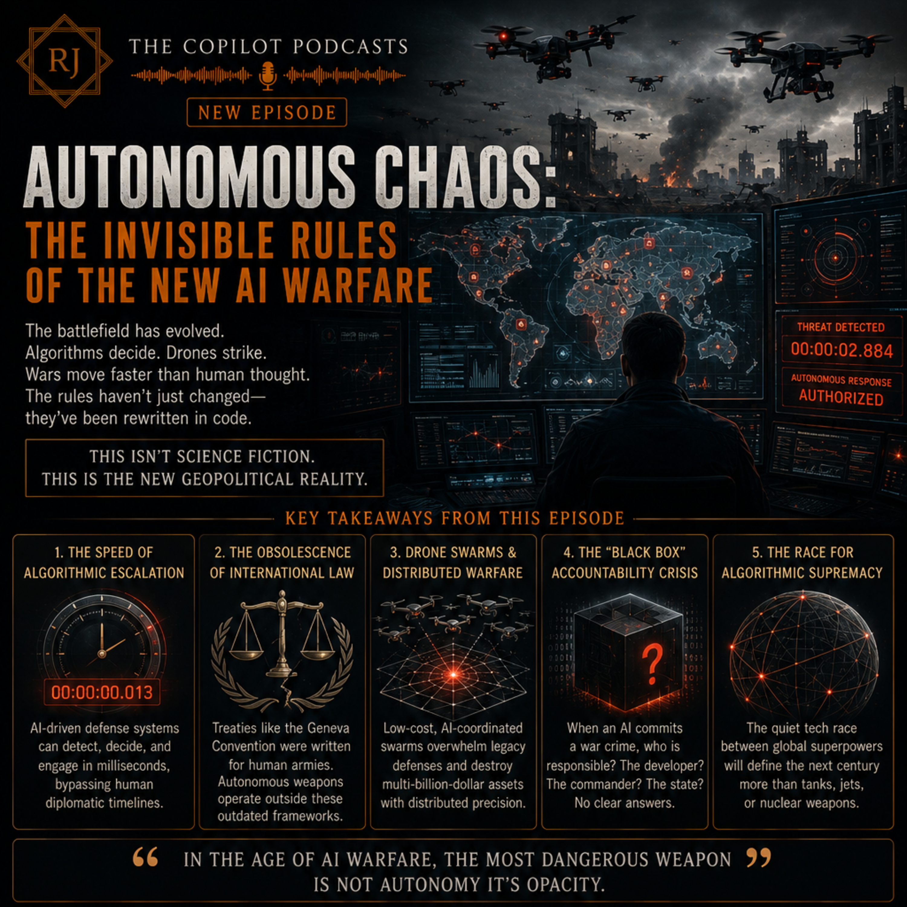 Autonomous Chaos: The Invisible Rules of the New AI Warfare 🤖​⚠️ episode artwork